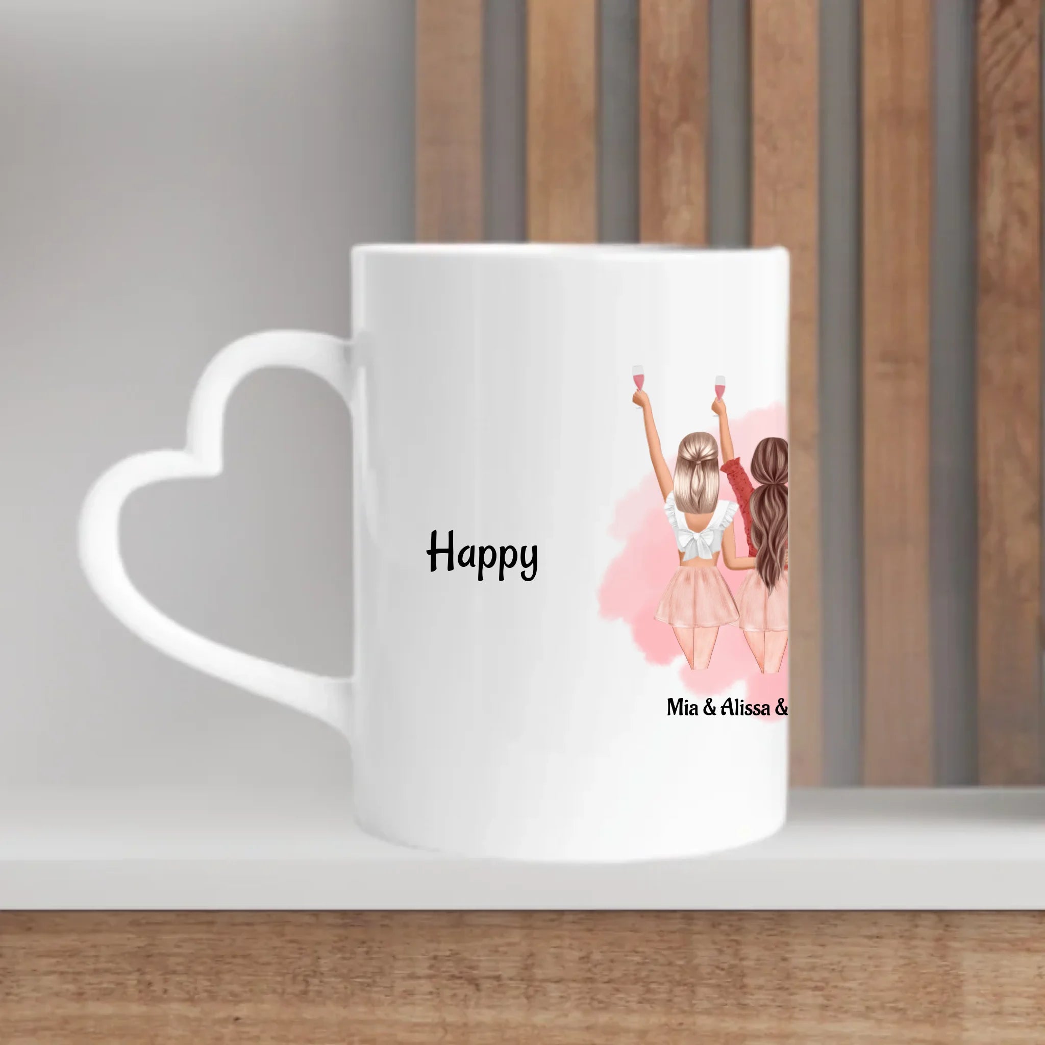 Geschenk 7 Freundinnen Tasse Geschenk JGA & Geburtstag - Cantty