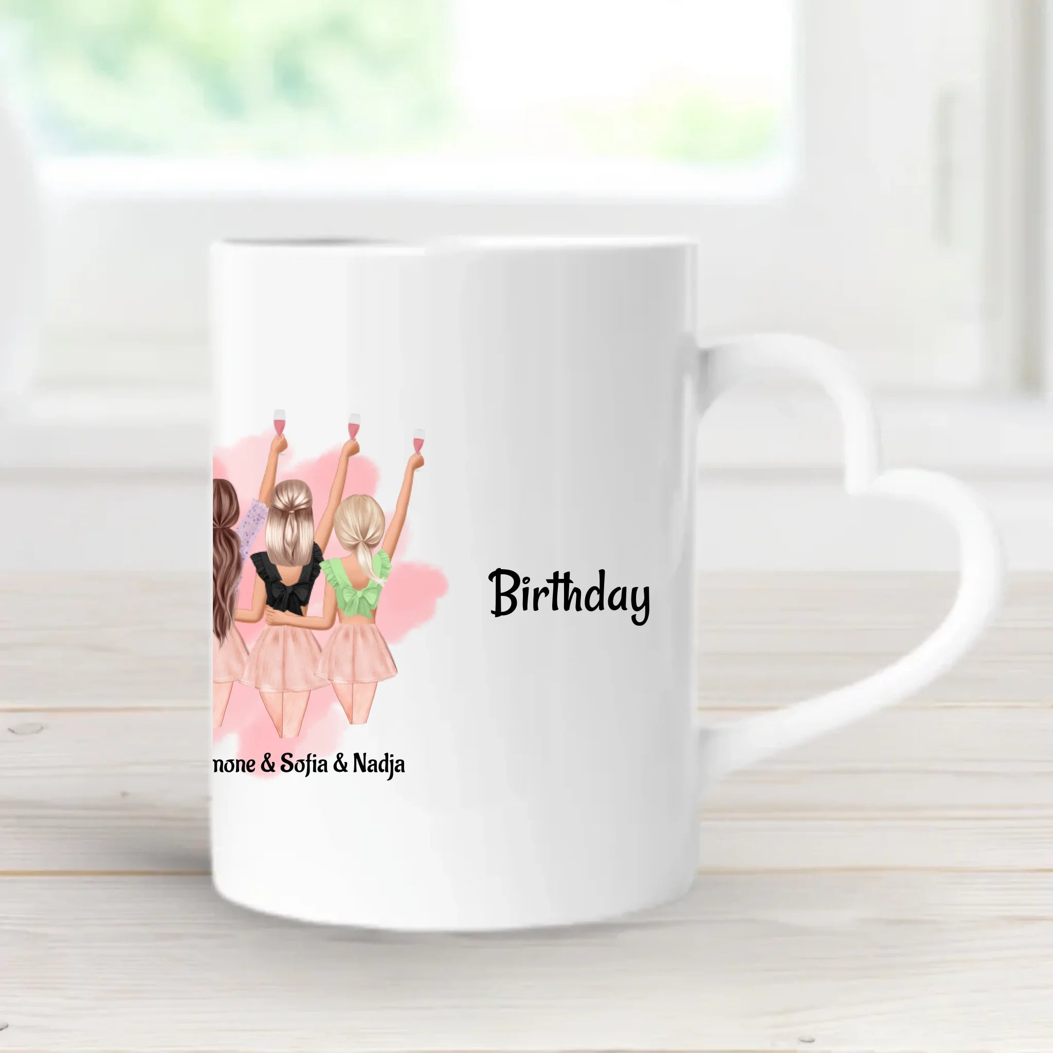 Geschenk 7 Freundinnen Tasse Geschenk JGA & Geburtstag - Cantty