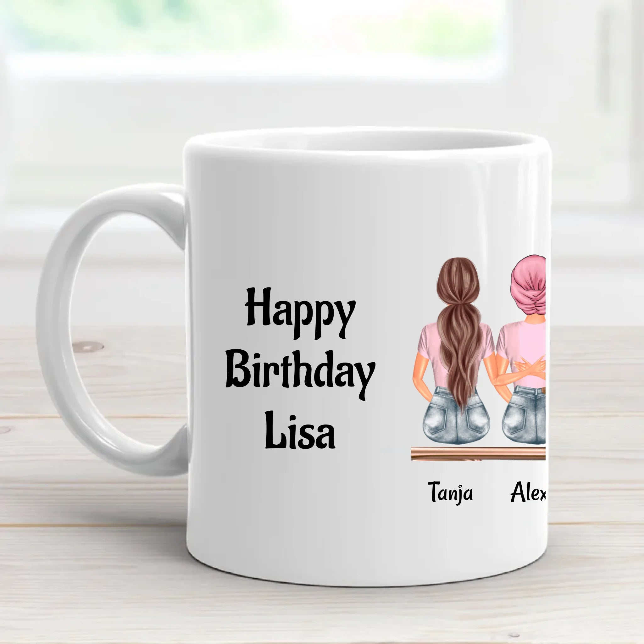 Tasse 7 Freundinnen Geschenk gestalten - Cantty