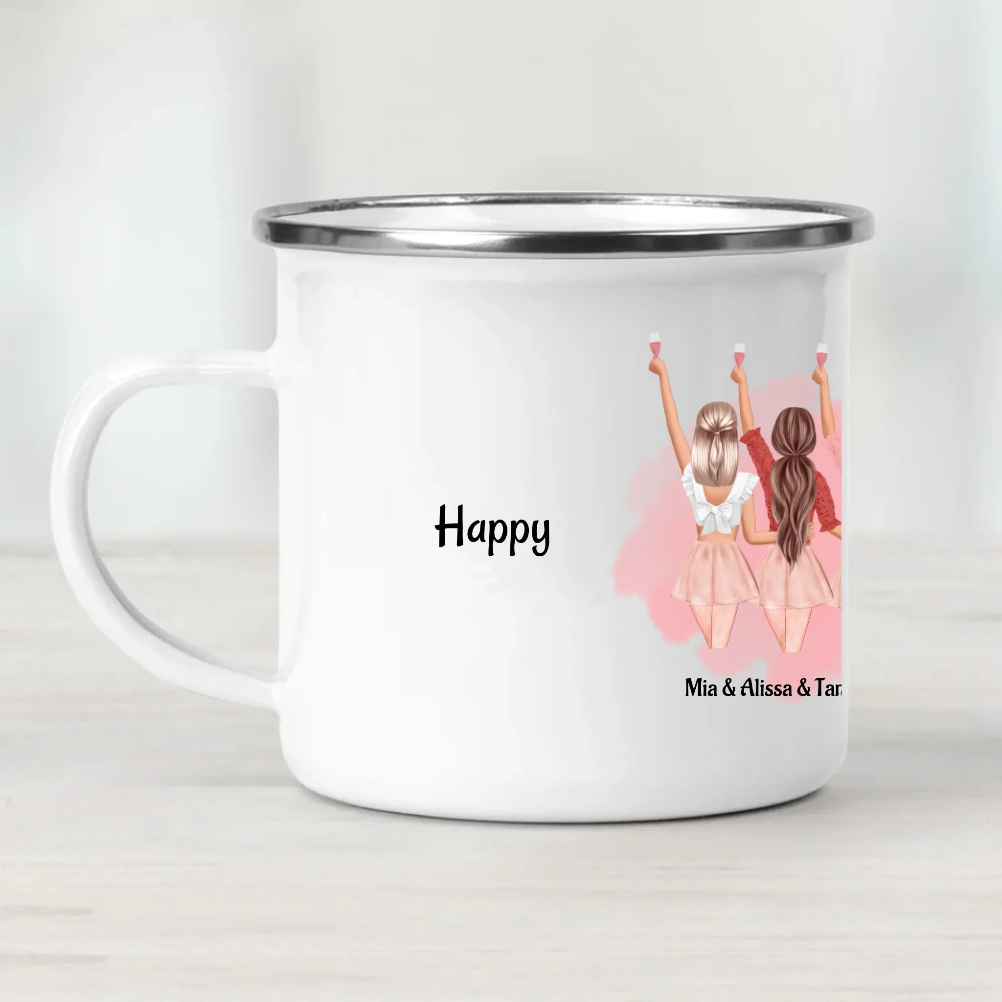 Geschenk 7 Freundinnen Tasse Geschenk JGA & Geburtstag - Cantty
