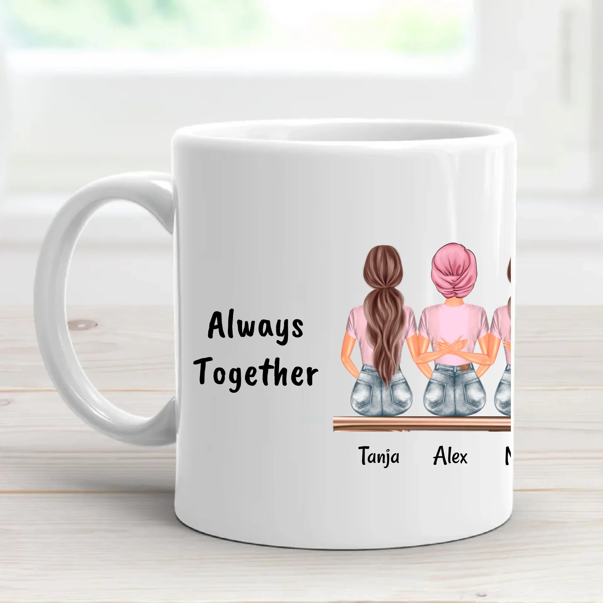 Tasse Geschenk 8 Freundinnen - Cantty