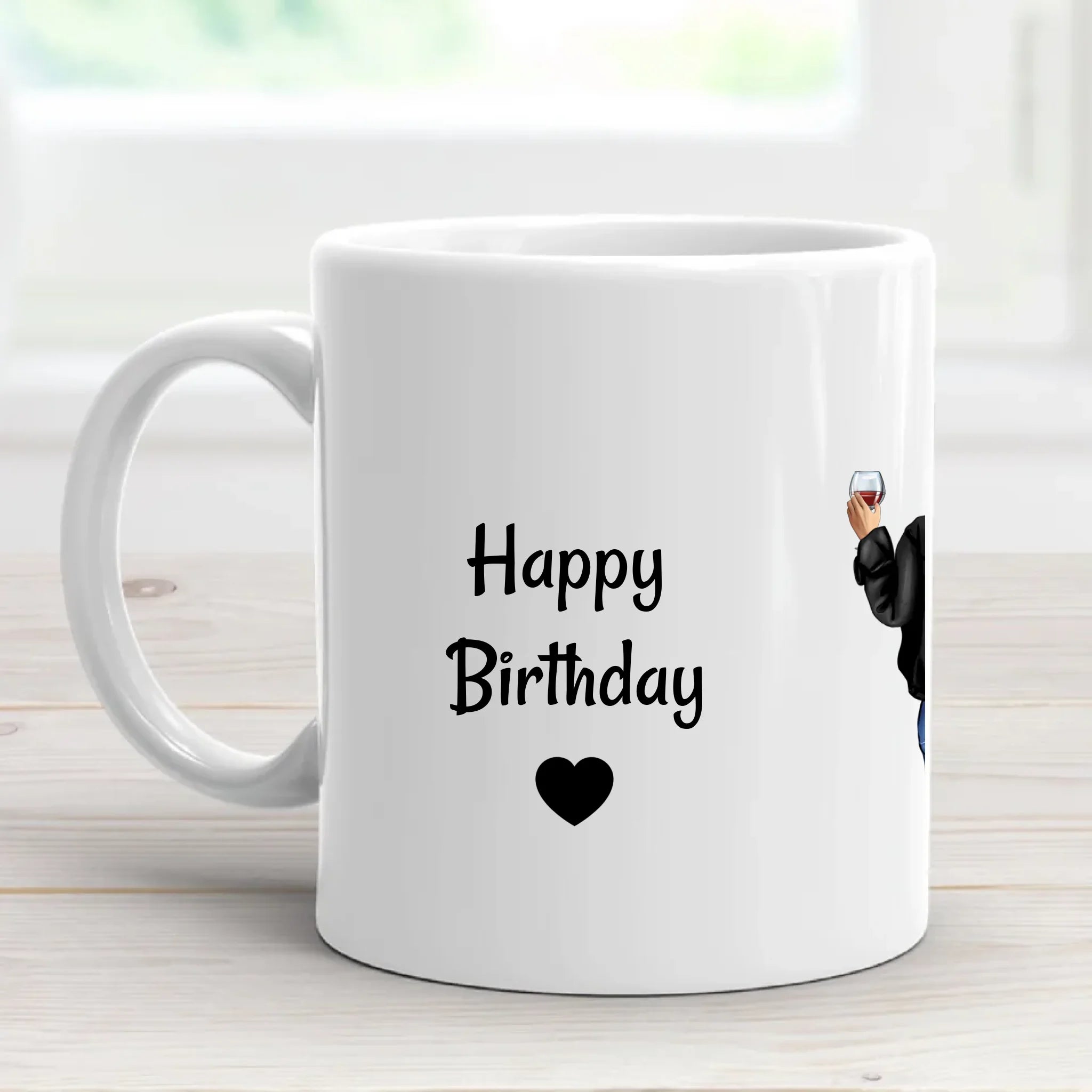 4 Freundinnen Tasse personalisiert - Cantty