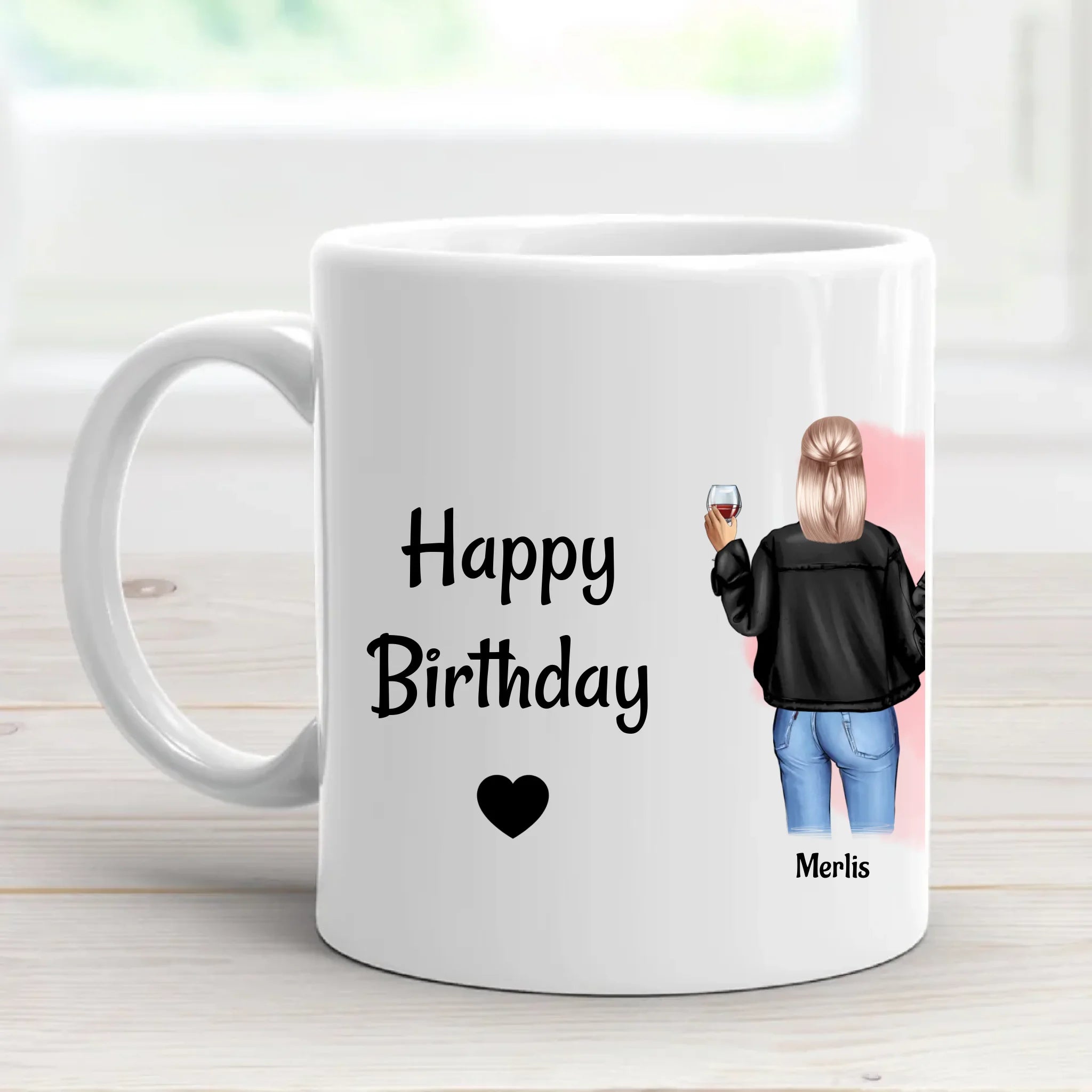 Geschenk 5 Freundinnen Tasse gestalten - Cantty