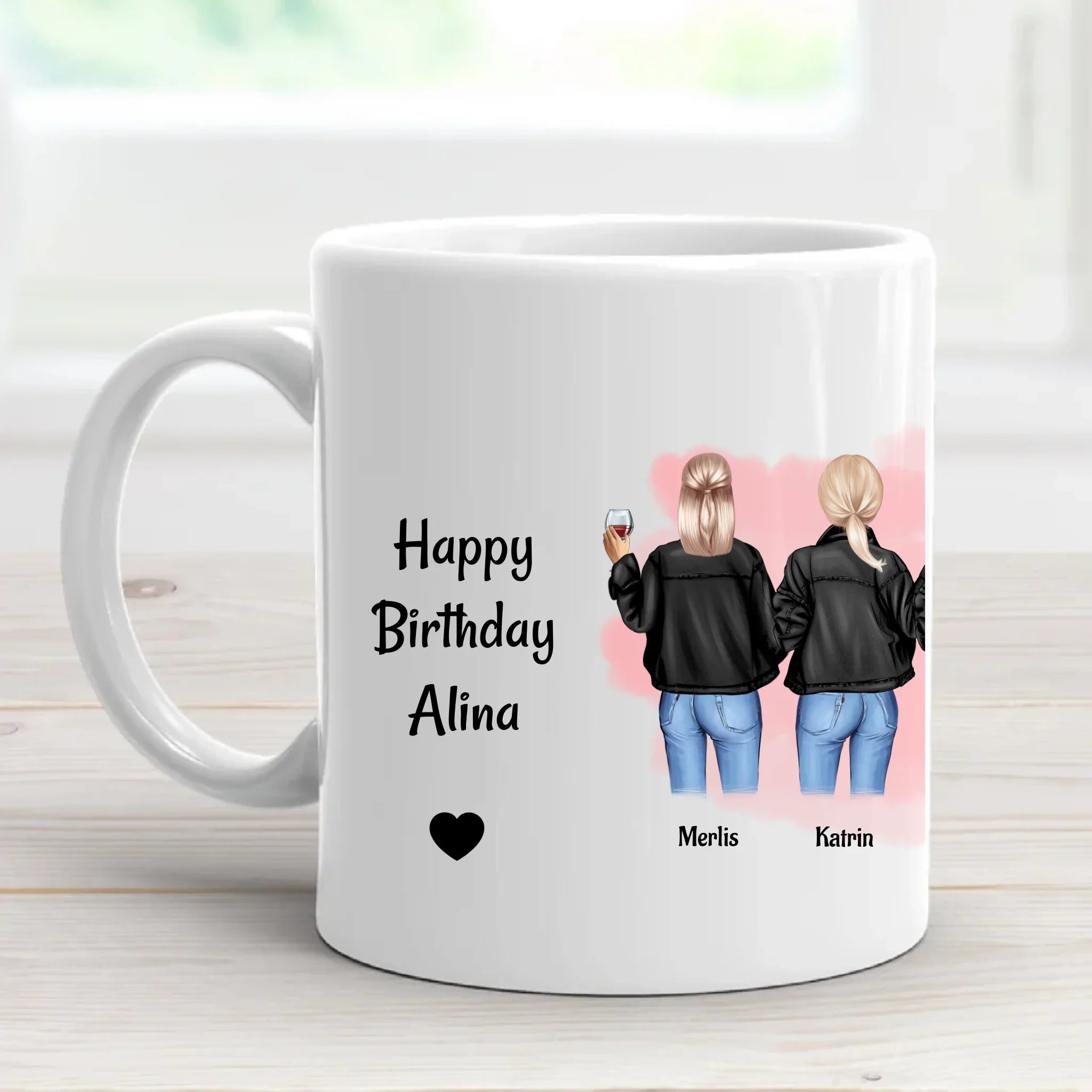 Tasse 7 Freundinnen Geschenk personalisiert - Cantty