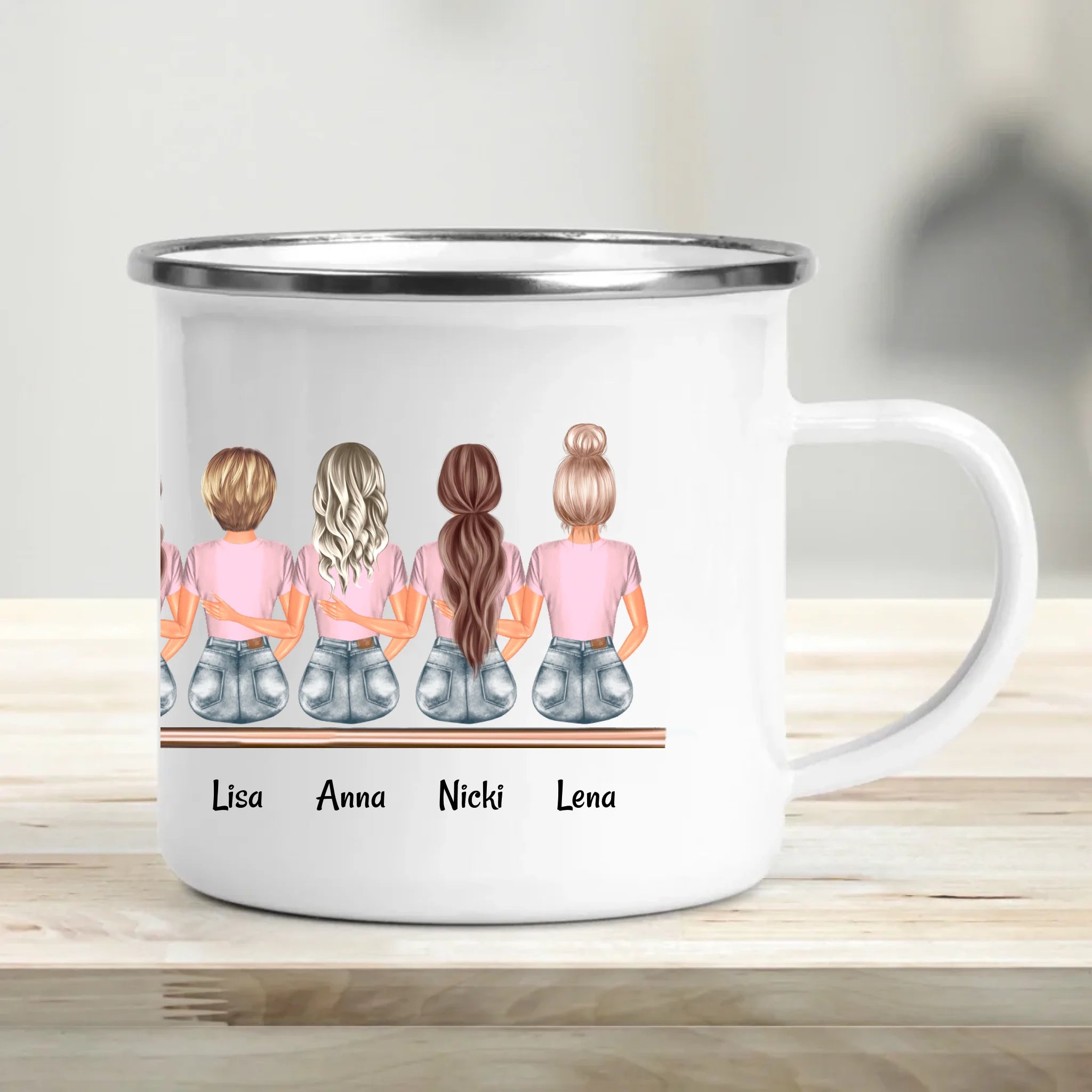 Tasse 7 Freundinnen Geschenk gestalten - Cantty
