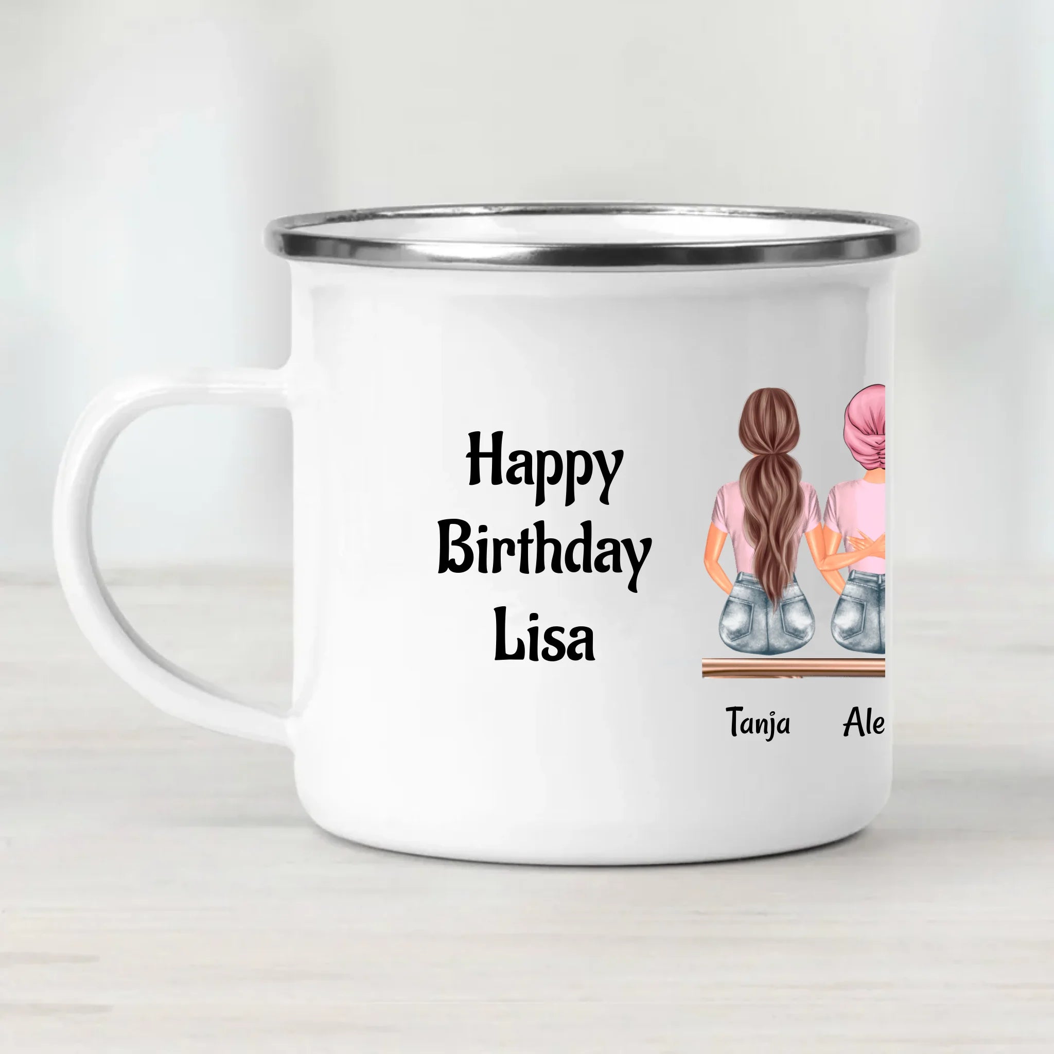 Tasse 7 Freundinnen Geschenk gestalten - Cantty