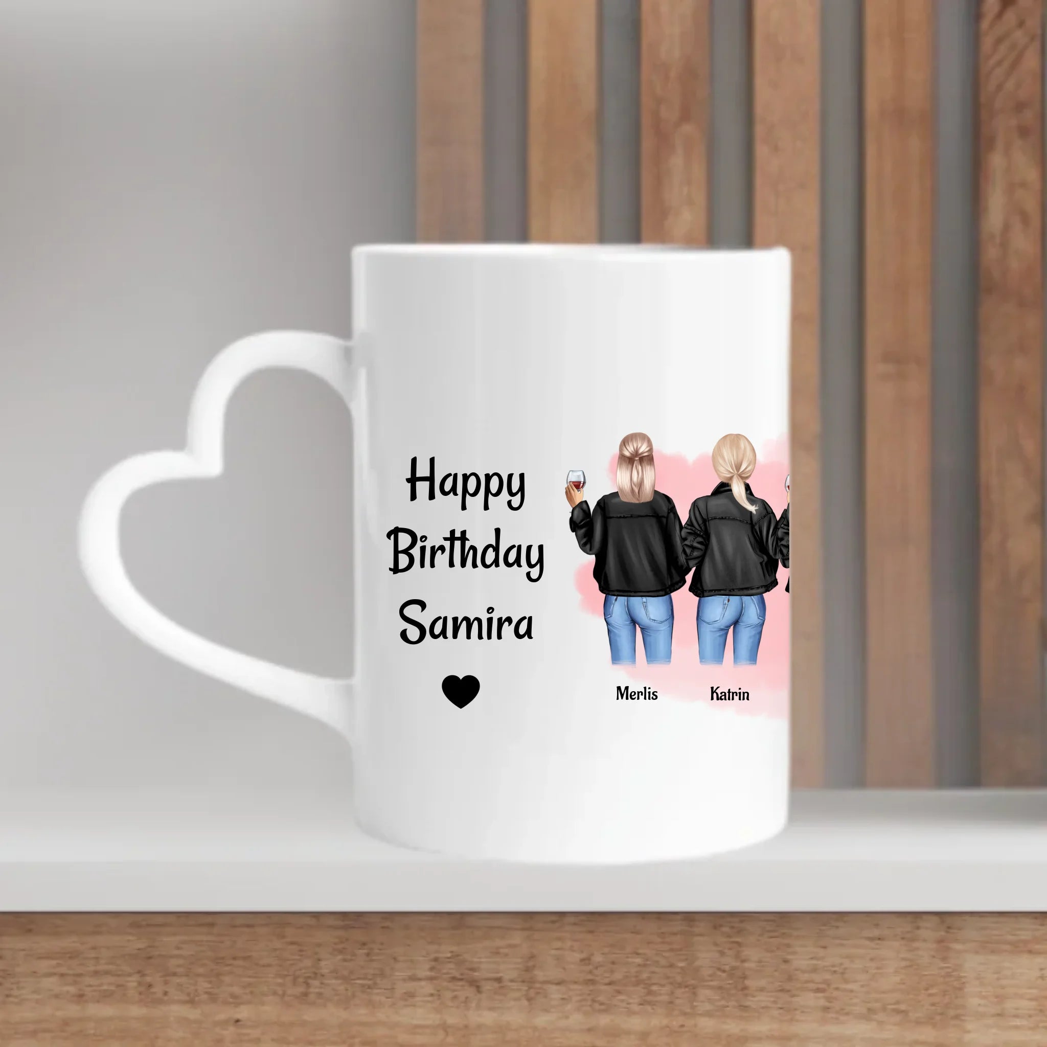 Geschenk Tasse 8 Freundinnen gestalten - Cantty