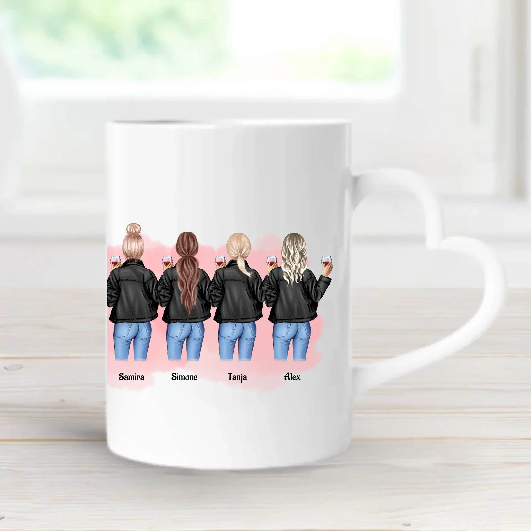 Geschenk Tasse 8 Freundinnen gestalten - Cantty