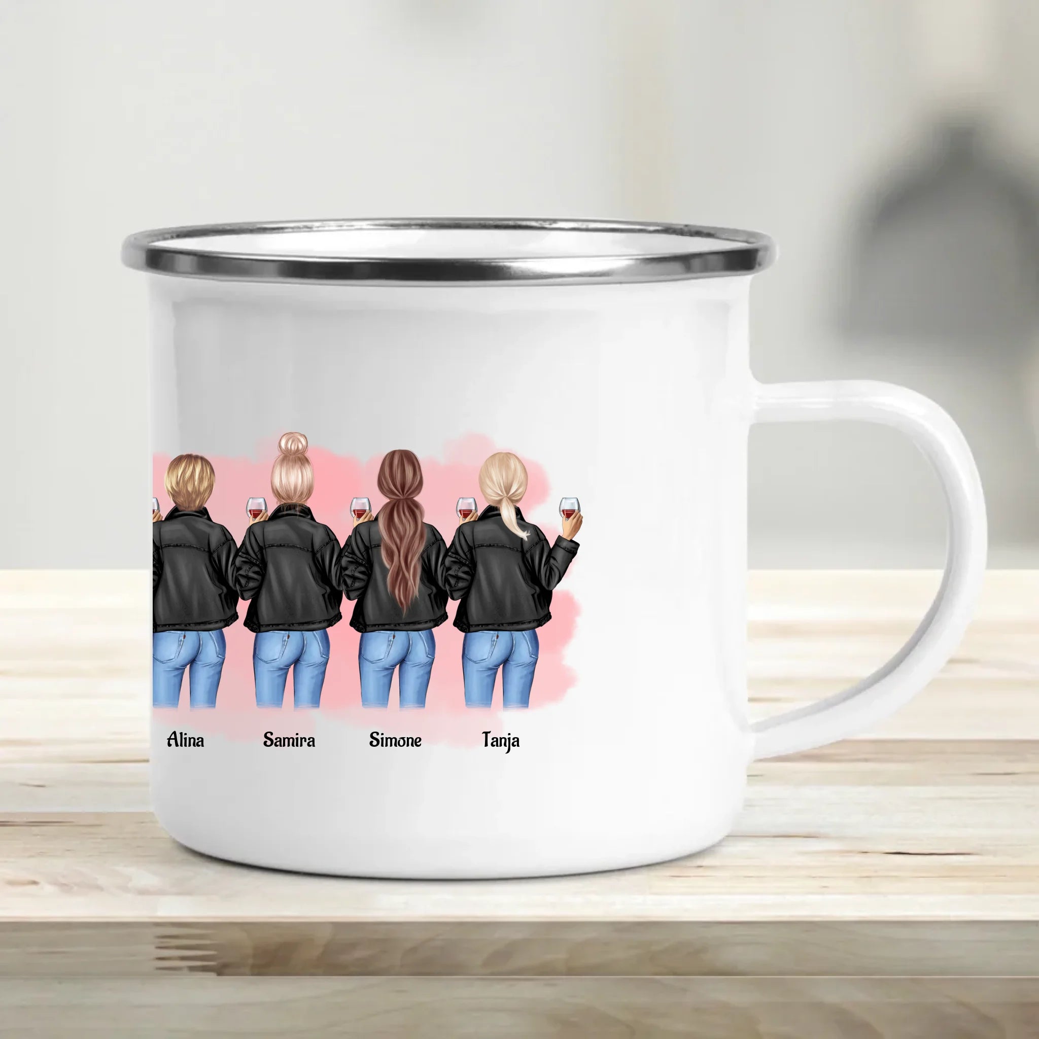 Tasse 7 Freundinnen Geschenk personalisiert - Cantty