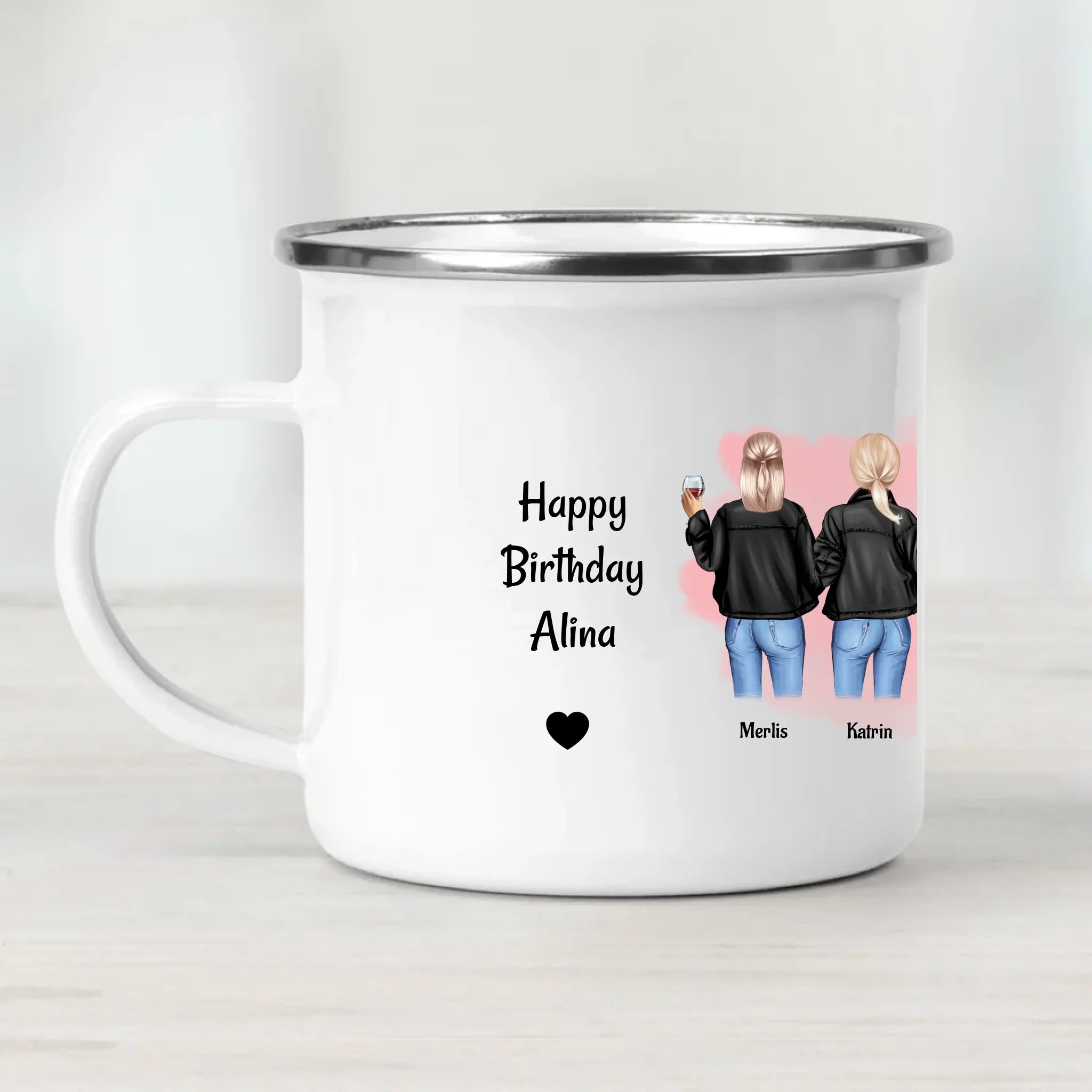 Tasse 7 Freundinnen Geschenk personalisiert - Cantty