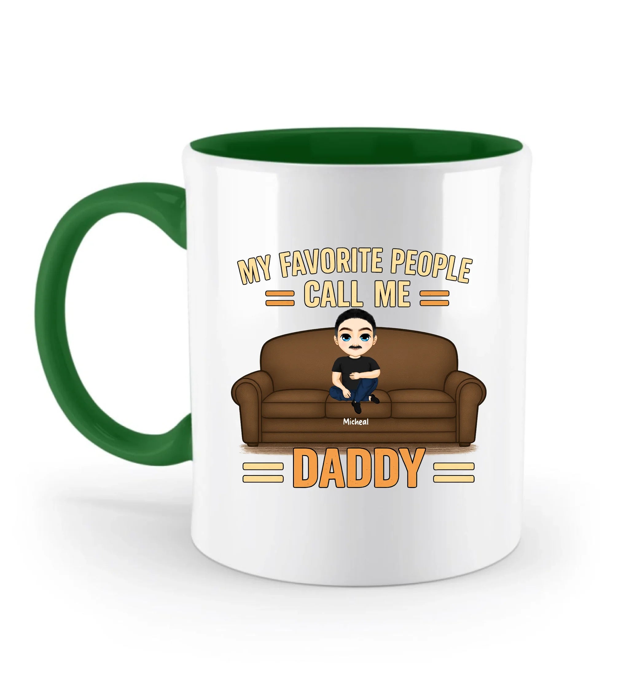 Papa Kinder Tasse personalisiert - Cantty