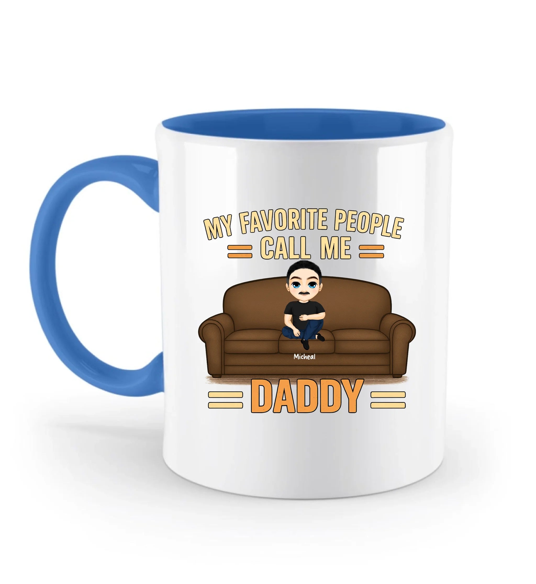 Papa Kinder Tasse personalisiert - Cantty