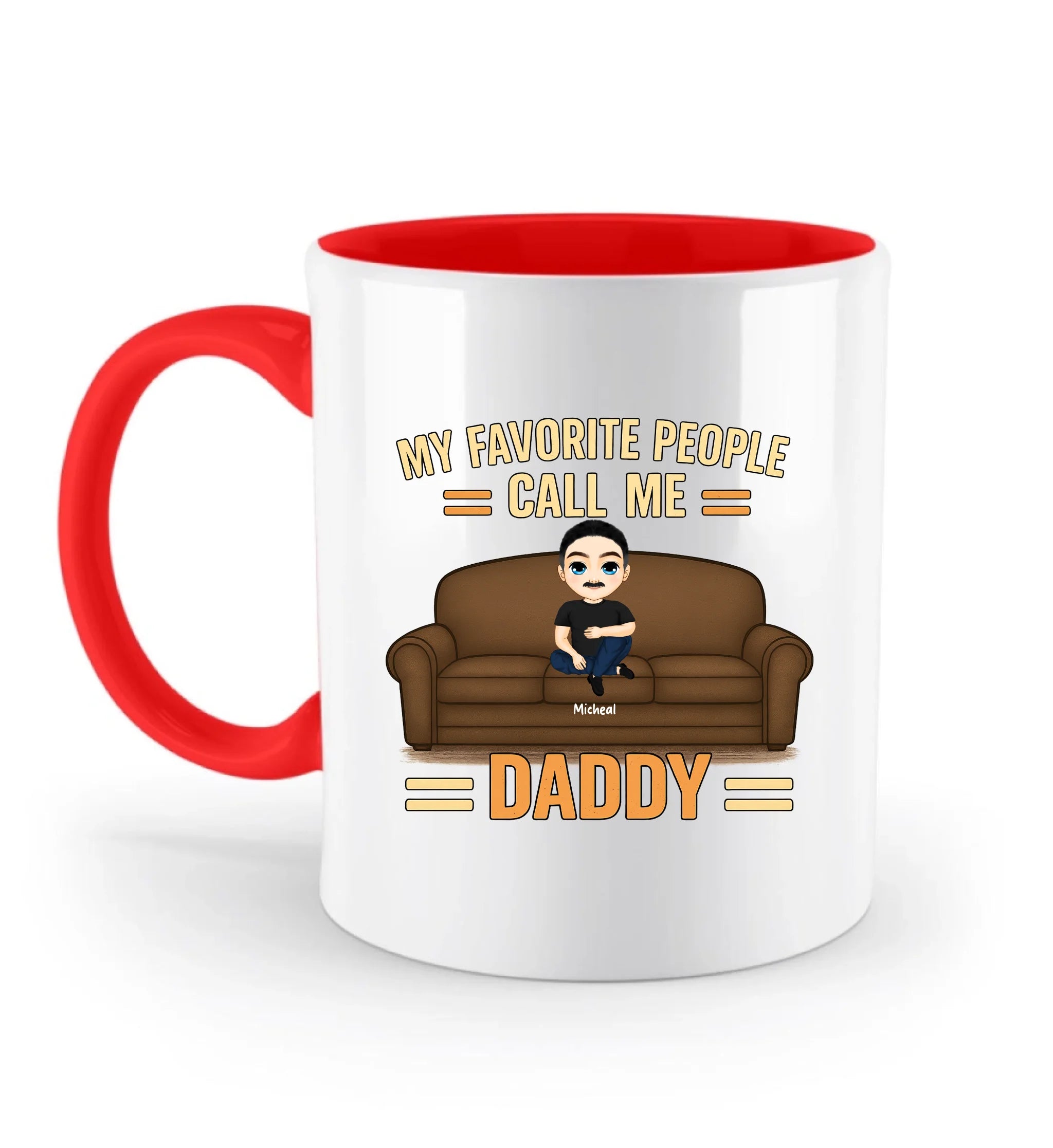 Papa Kinder Tasse personalisiert - Cantty