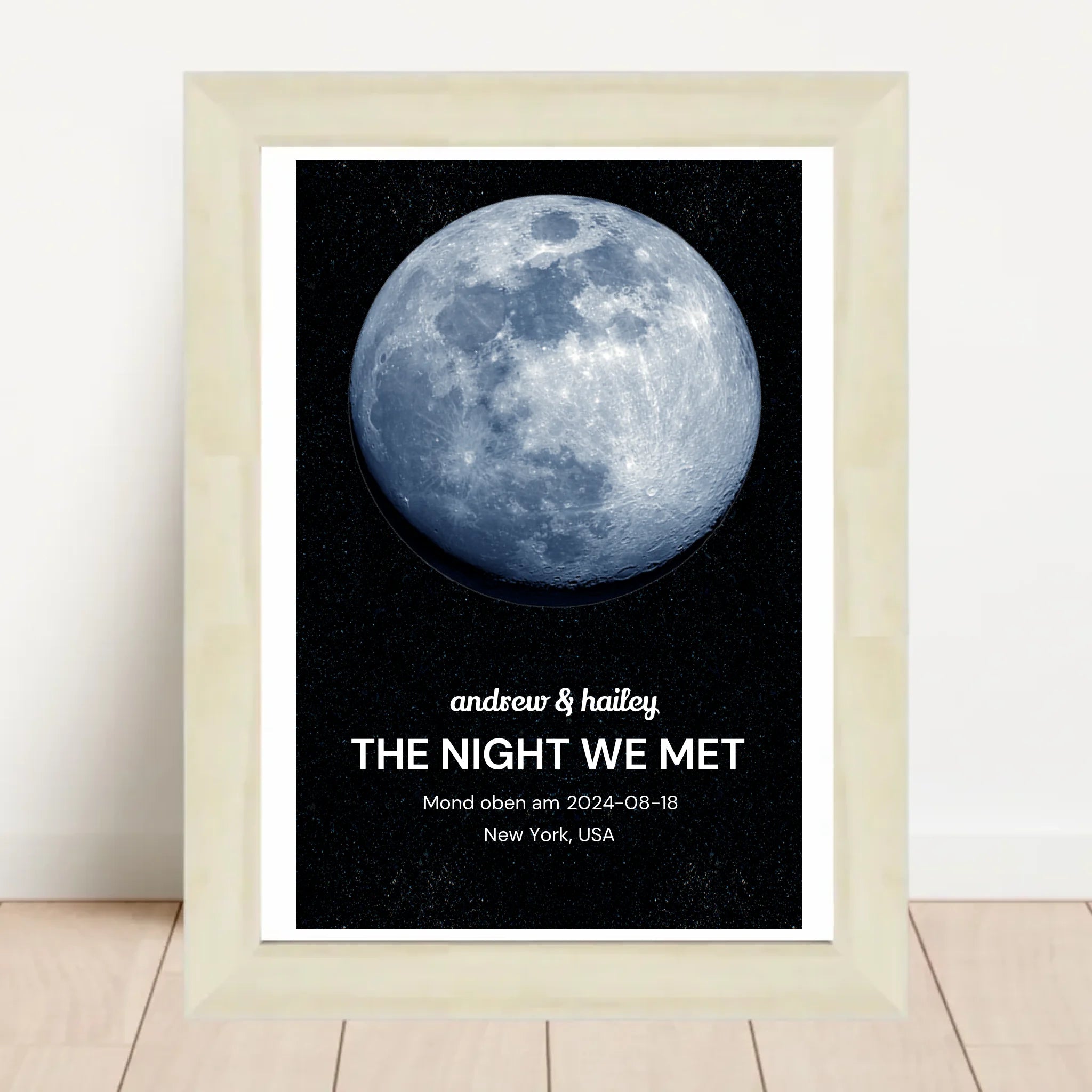 Mond Poster personalisiert - Cantty