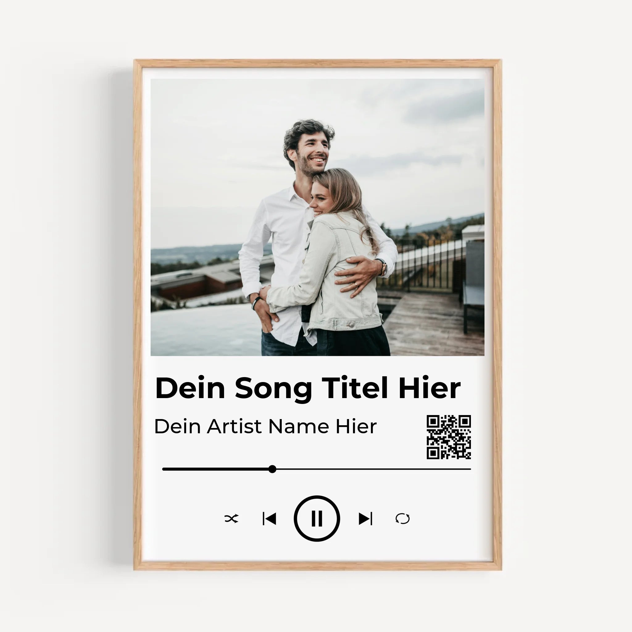 Musik Lieblingssong Foto Poster für Paare als Geschenk - Cantty