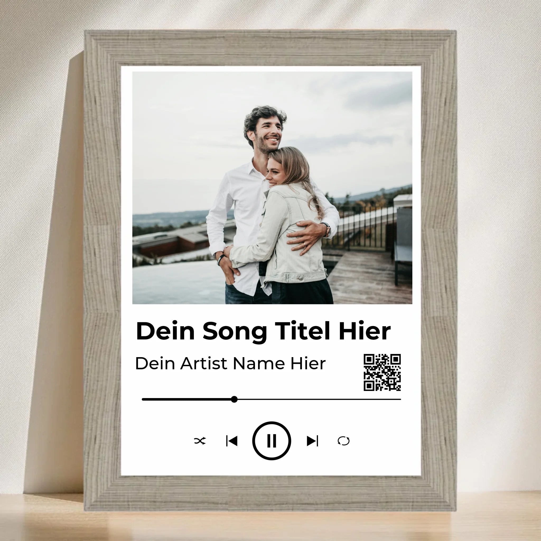 Musik Lieblingssong Foto Poster für Paare als Geschenk - Cantty