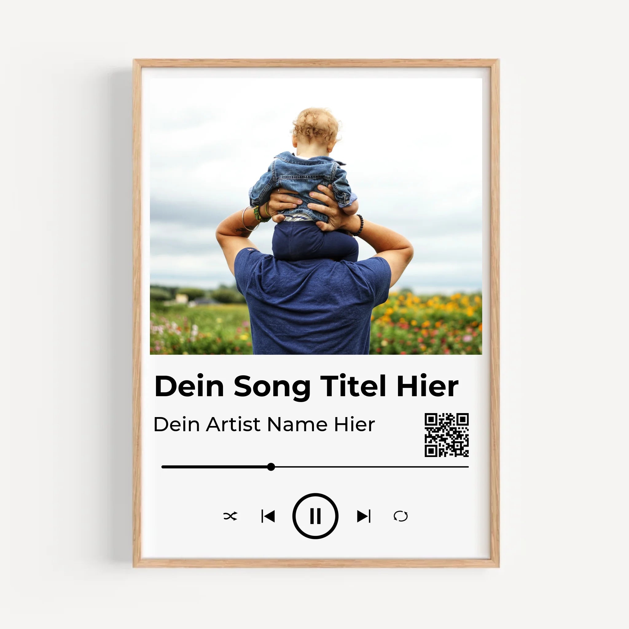 Papa Musik Poster Lieblingssong Geschenk personalisiert - Cantty