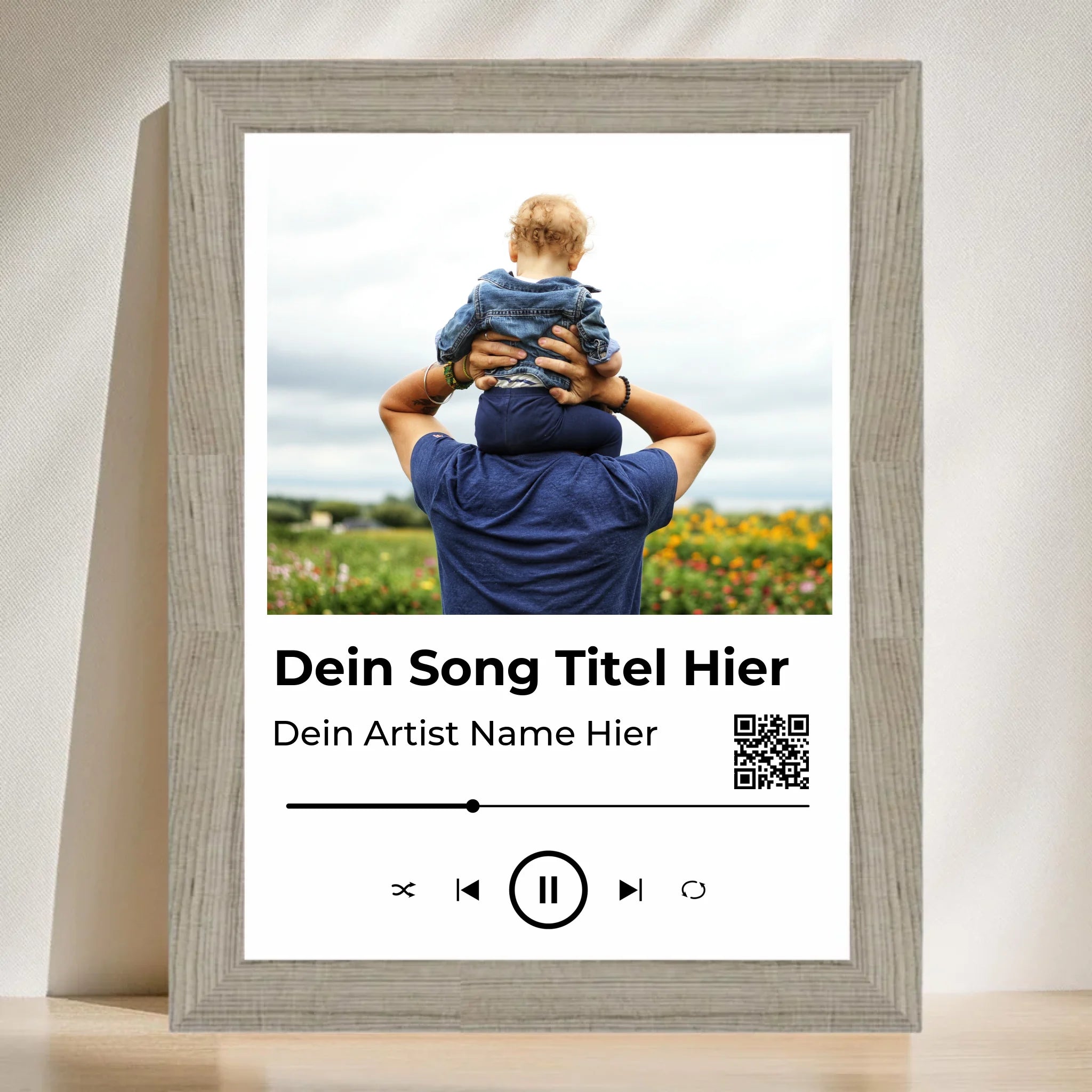 Papa Musik Poster Lieblingssong Geschenk personalisiert - Cantty