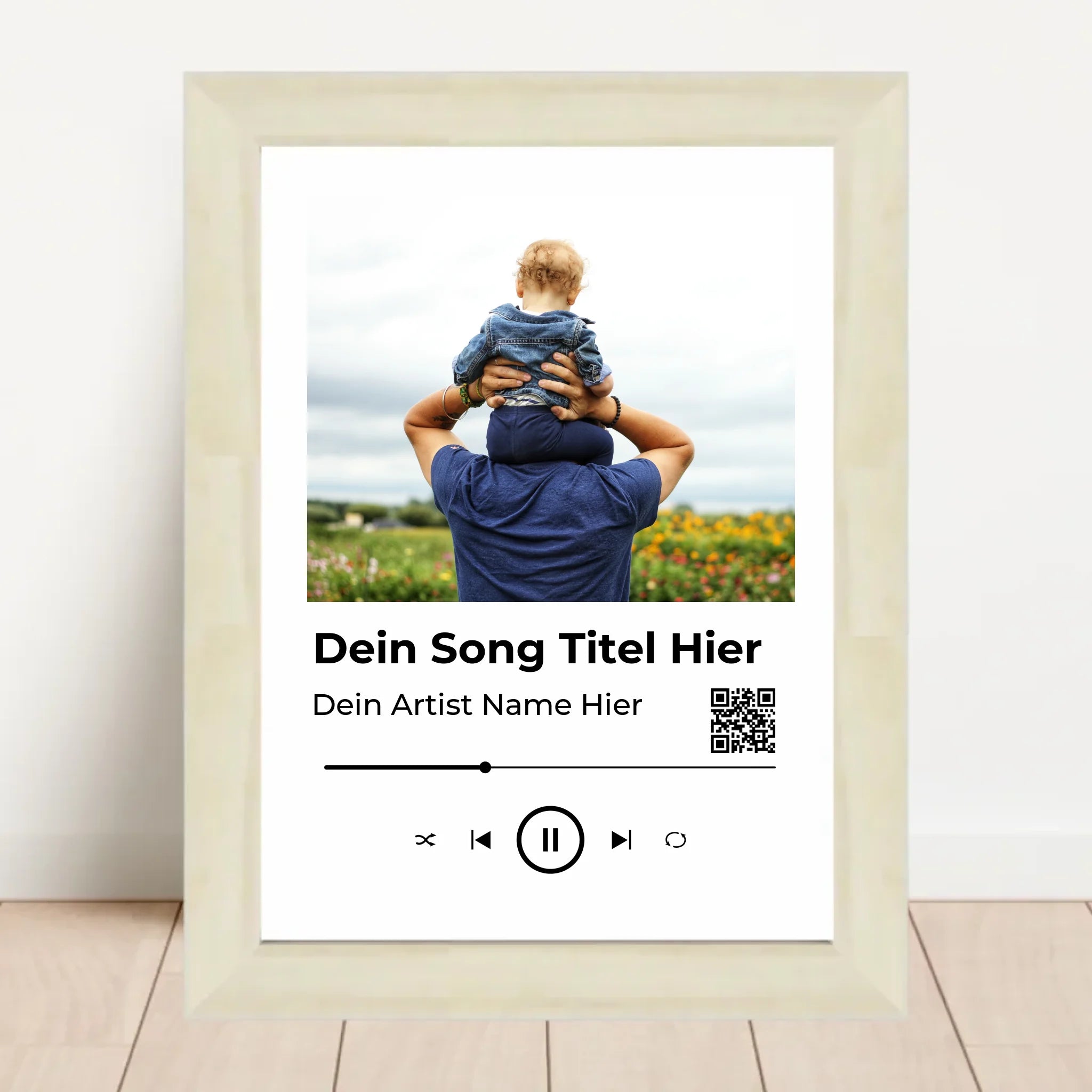 Papa Musik Poster Lieblingssong Geschenk personalisiert - Cantty