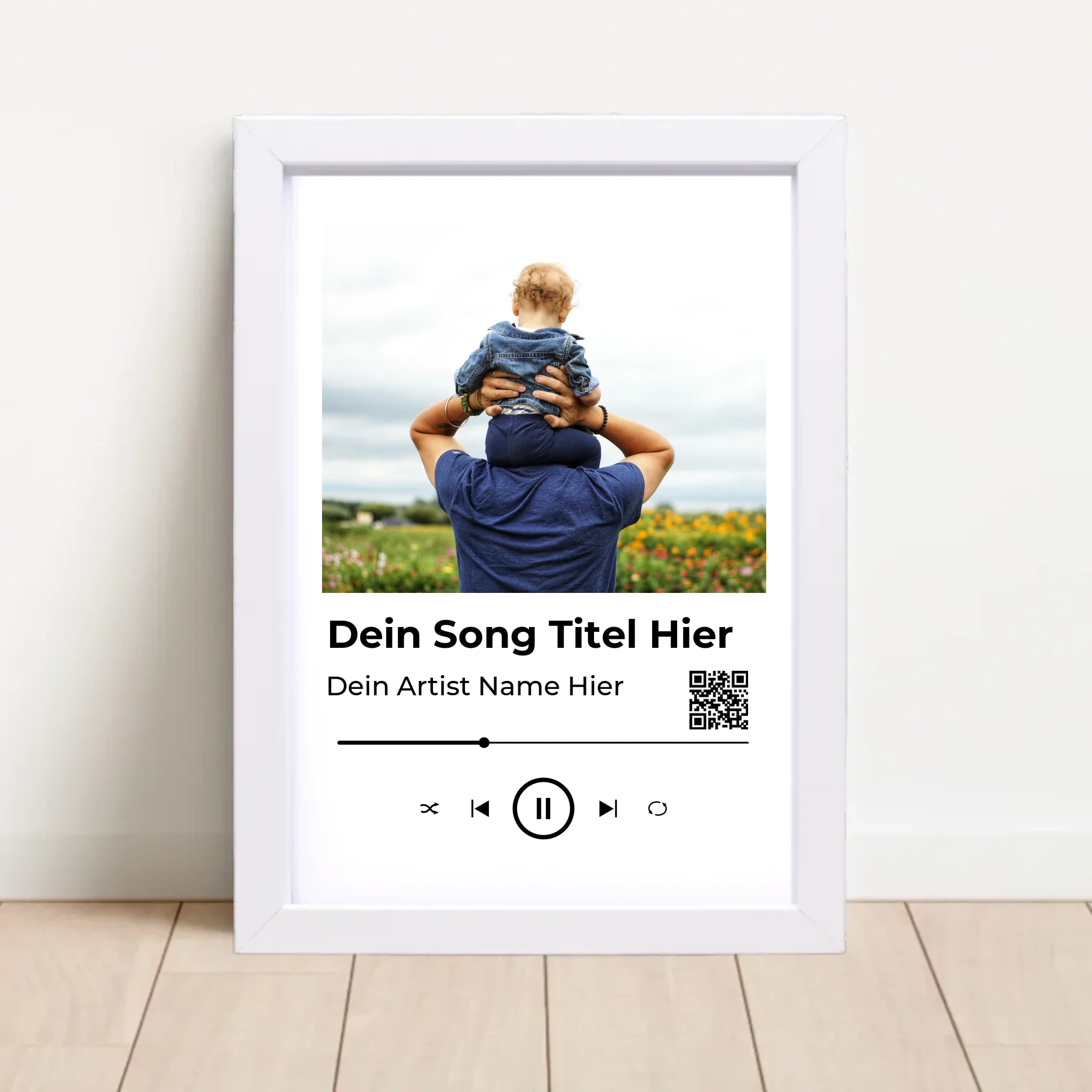 Papa Musik Poster Lieblingssong Geschenk personalisiert - Cantty