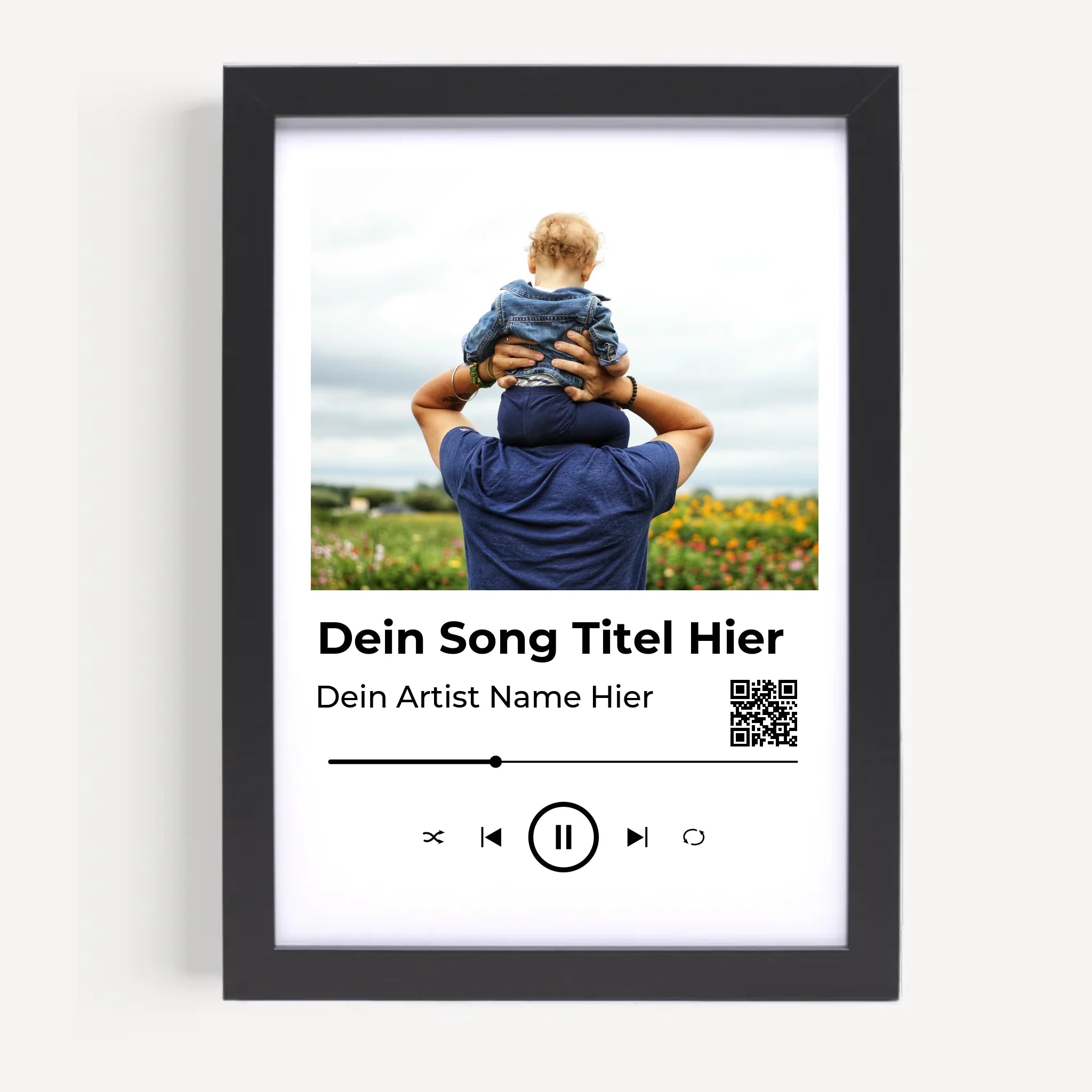 Papa Musik Poster Lieblingssong Geschenk personalisiert - Cantty