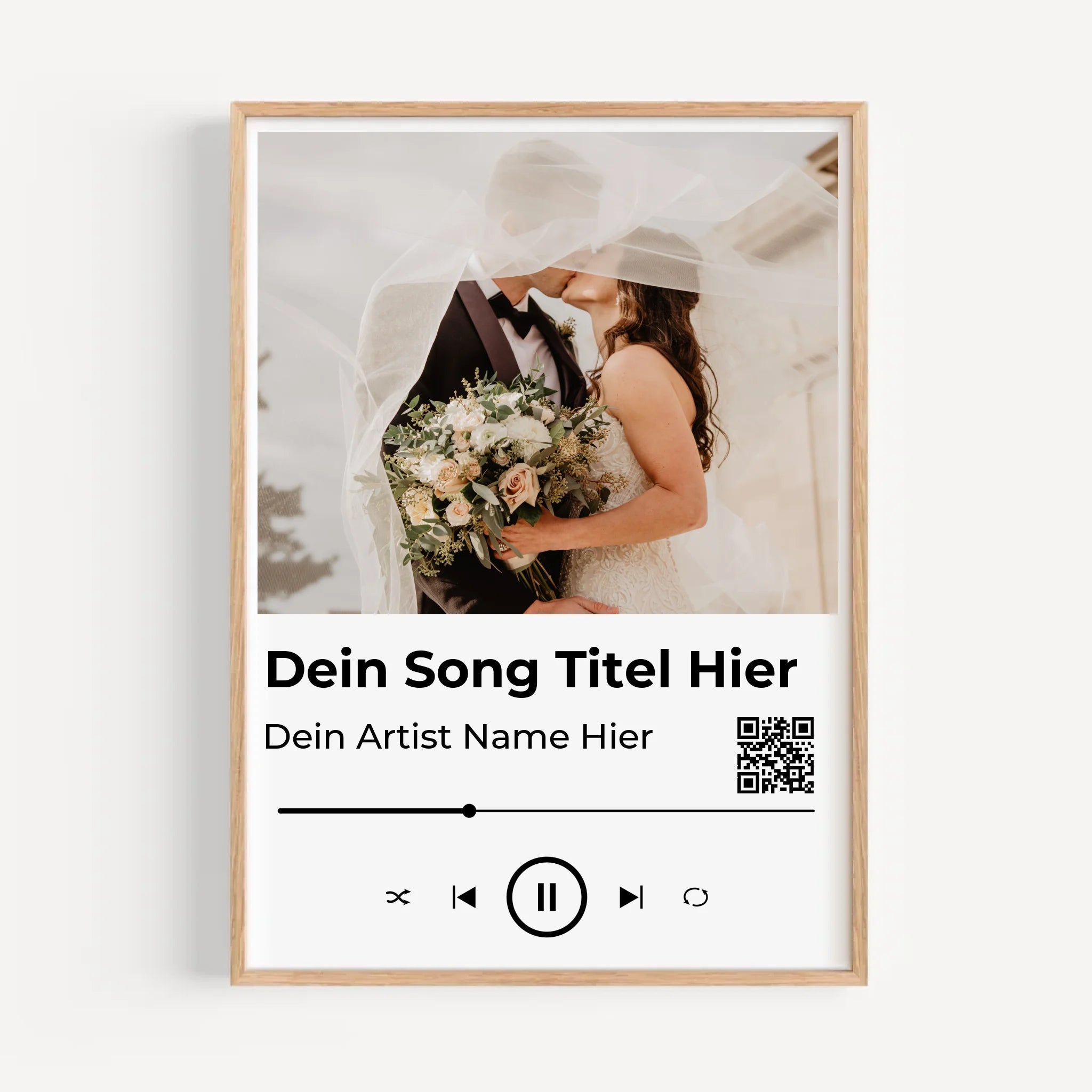 Hochzeitsgeschenk Poster erster Tanz Lieblingslied - Cantty