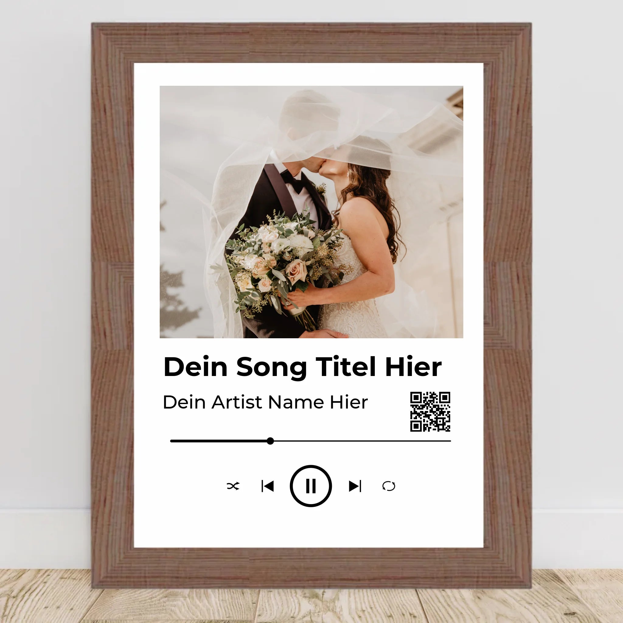 Hochzeitsgeschenk Poster erster Tanz Lieblingslied - Cantty