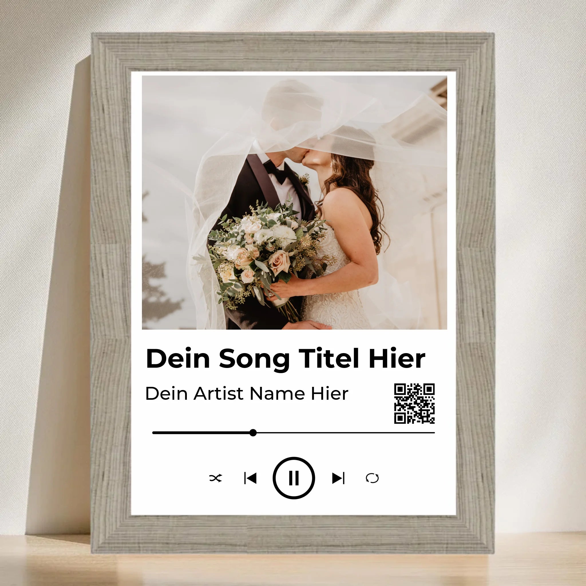 Hochzeitsgeschenk Poster erster Tanz Lieblingslied - Cantty