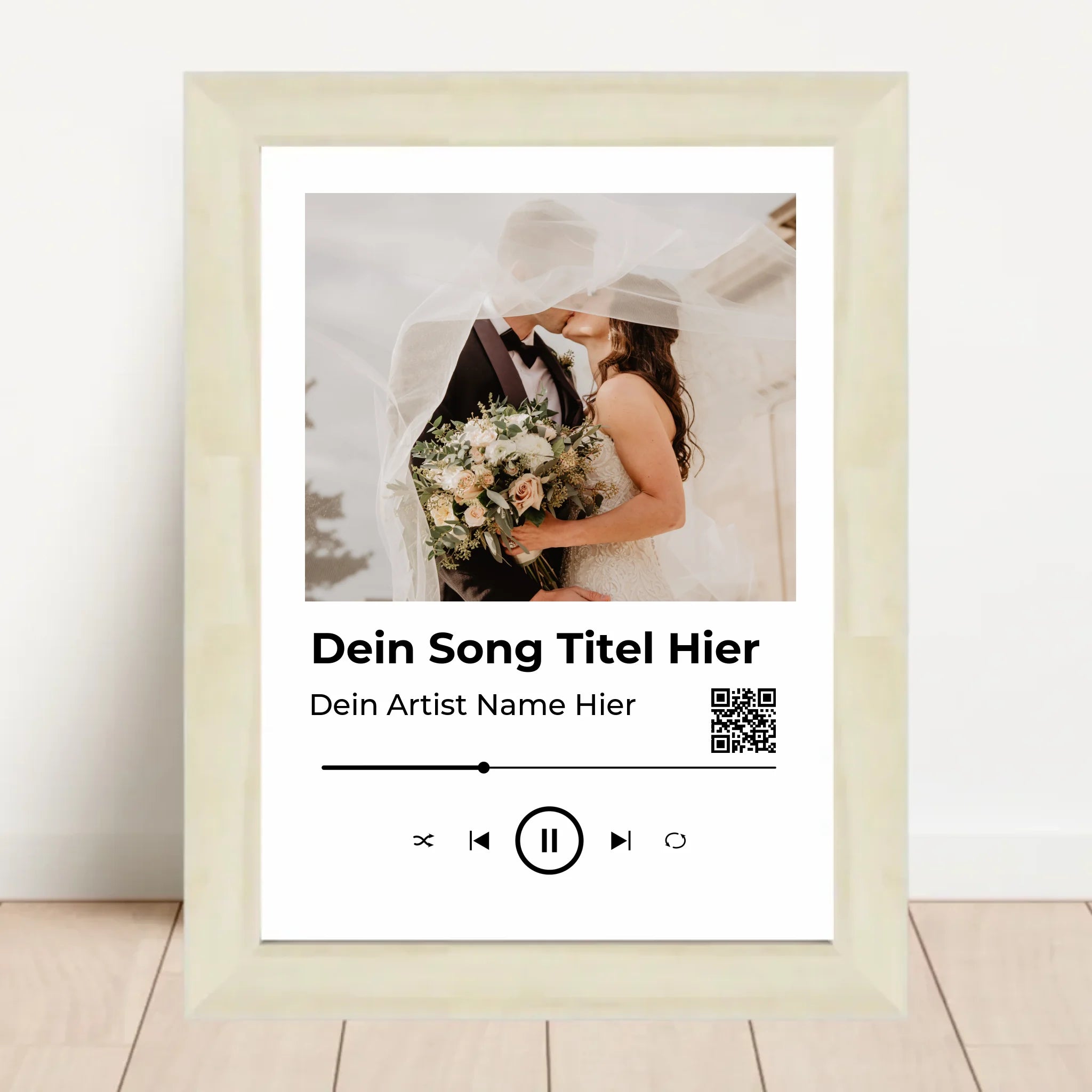 Hochzeitsgeschenk Poster erster Tanz Lieblingslied - Cantty