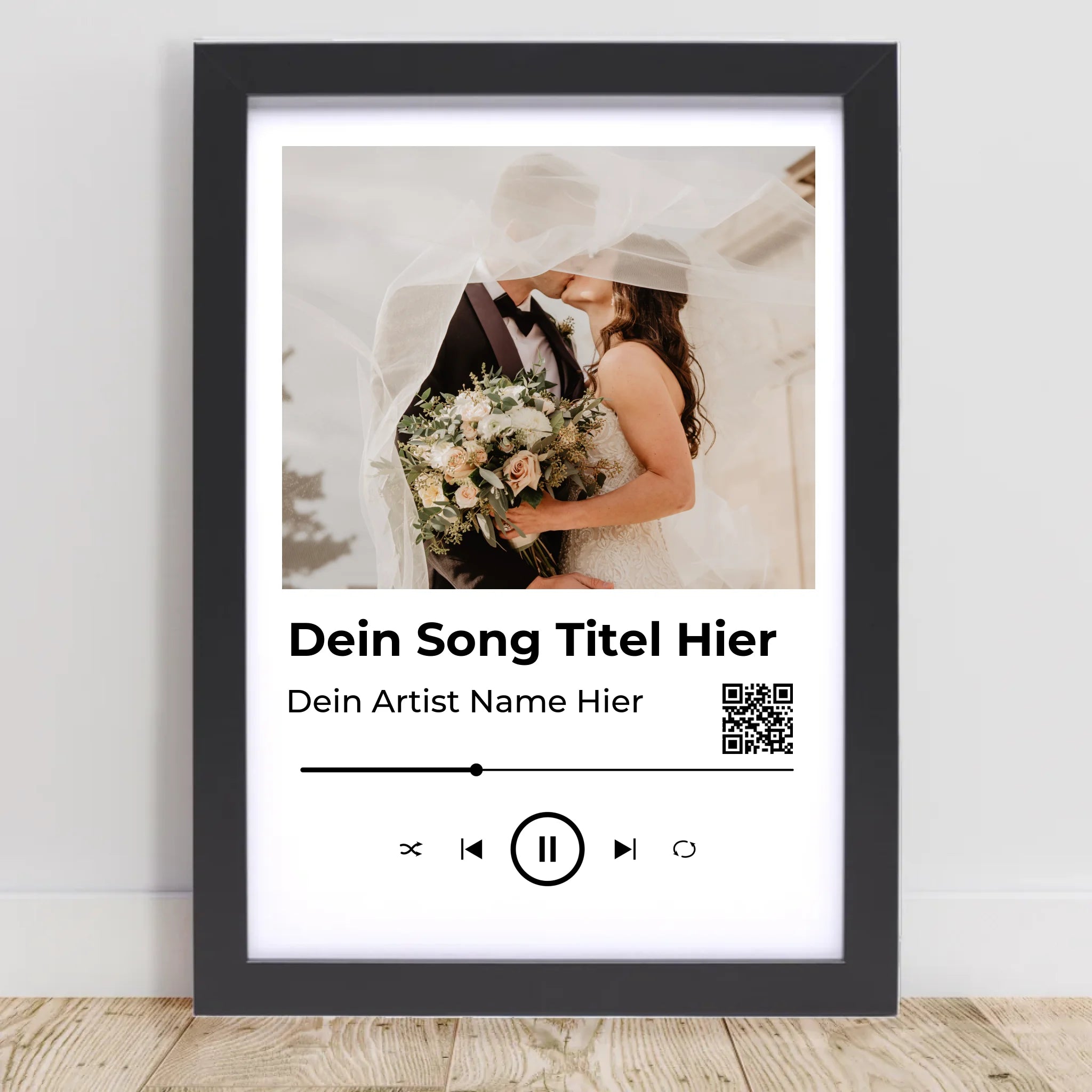 Hochzeitsgeschenk Poster erster Tanz Lieblingslied - Cantty