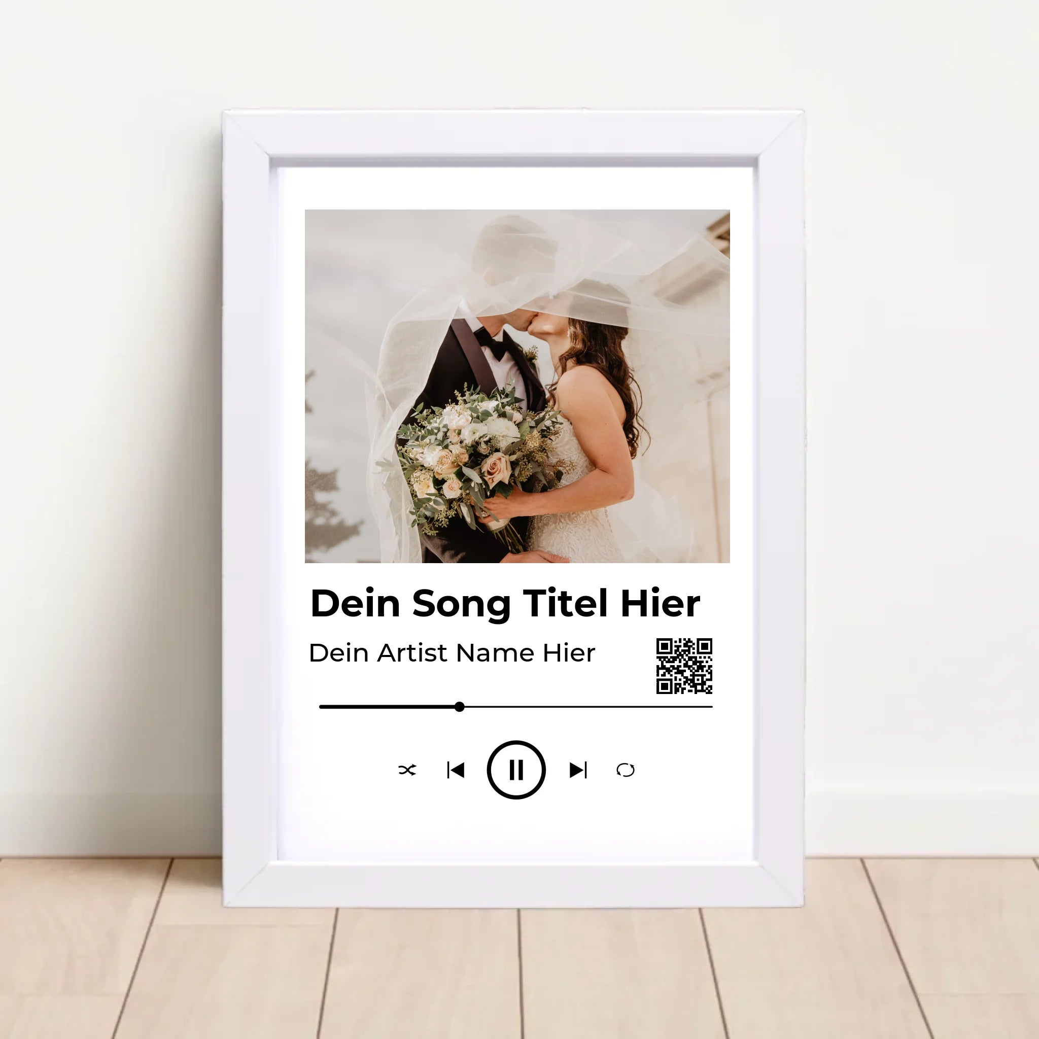 Hochzeitsgeschenk Poster erster Tanz Lieblingslied - Cantty