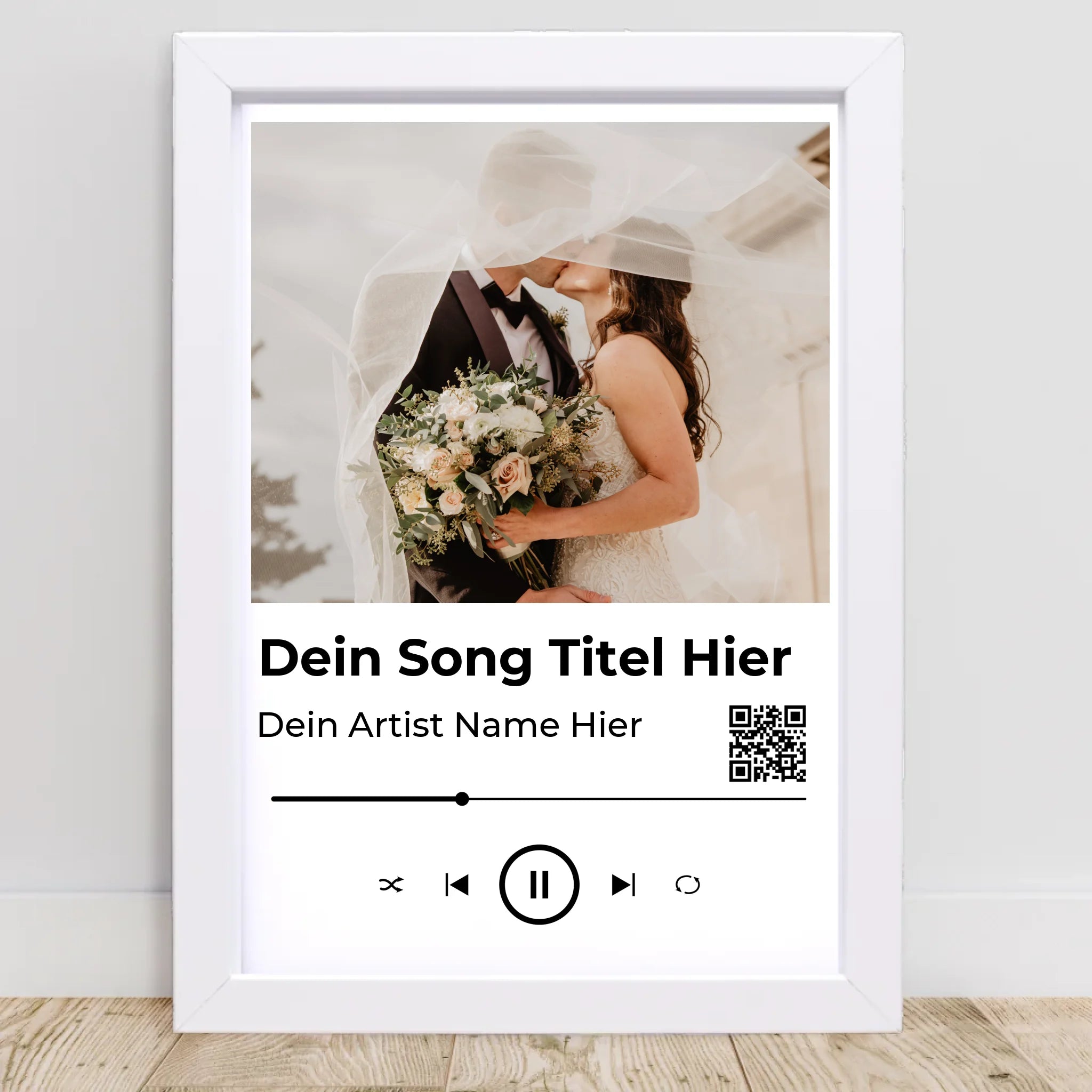 Hochzeitsgeschenk Poster erster Tanz Lieblingslied - Cantty