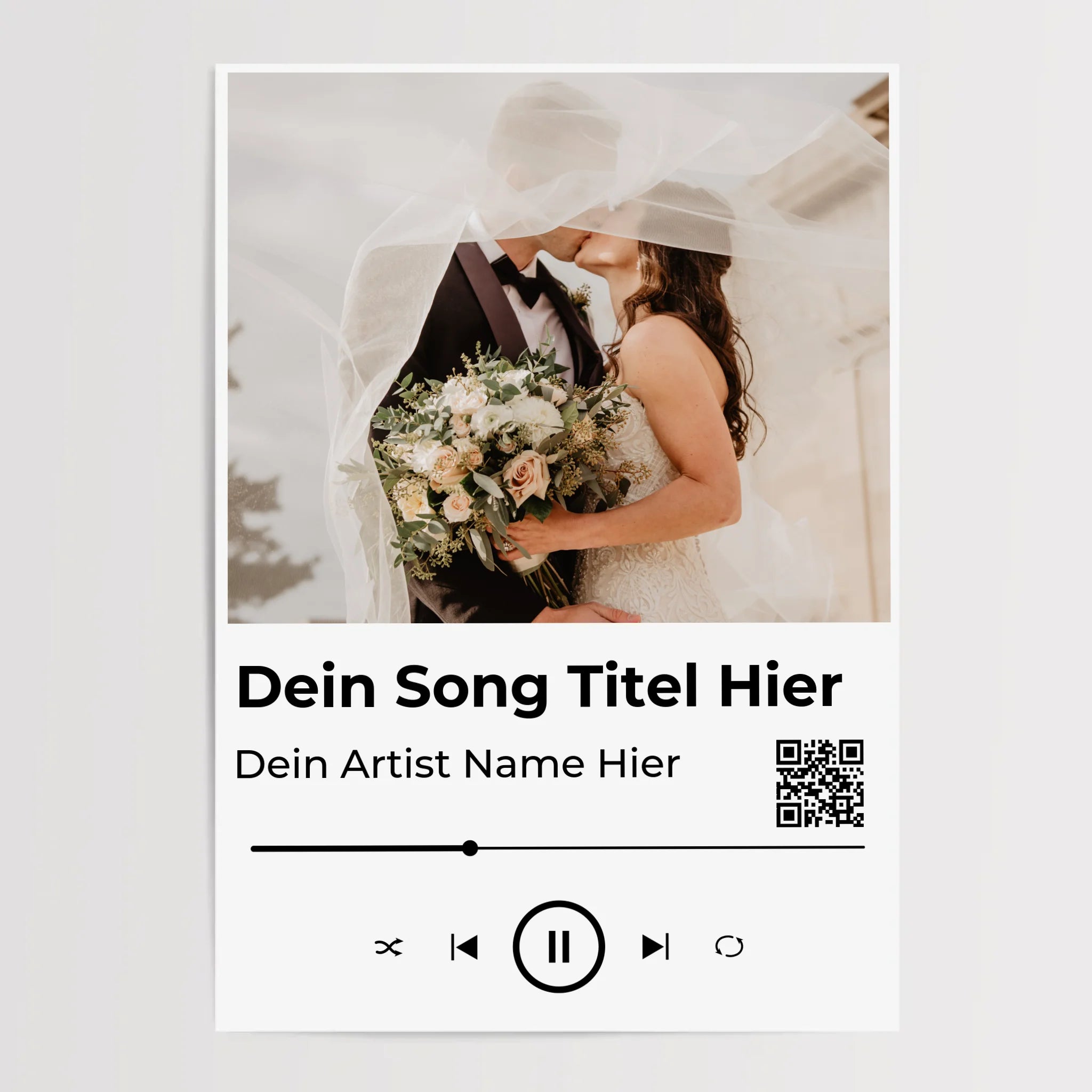 Hochzeitsgeschenk Poster erster Tanz Lieblingslied - Cantty