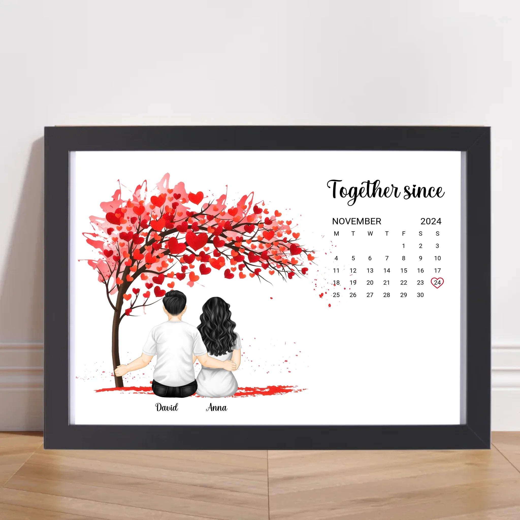 Personalisiertes Jahrestag Geschenk Poster mit Datum - Cantty