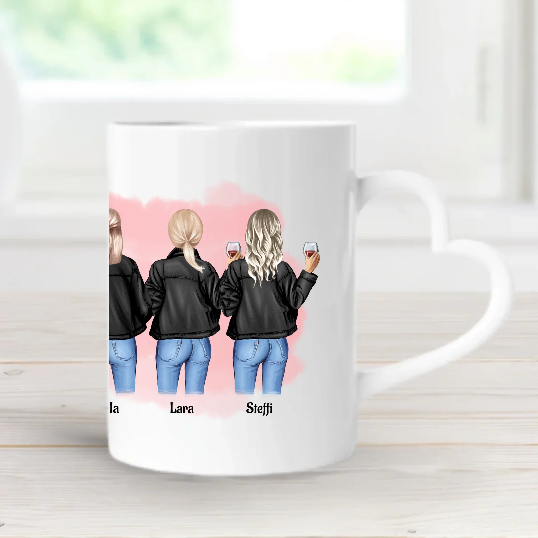 Zuerst Waren wir Kolleginnen Tasse personalisiert - Cantty