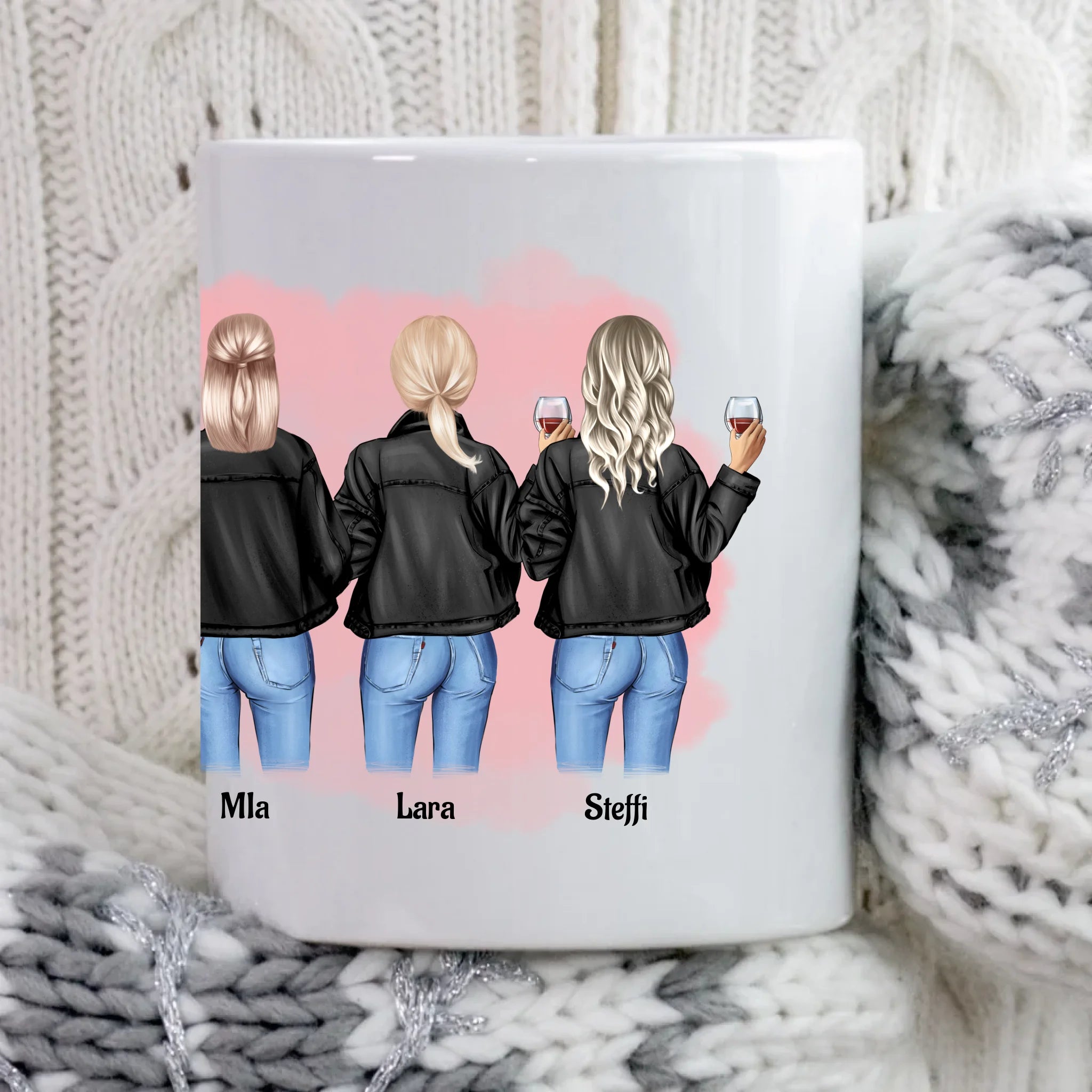 Zuerst Waren wir Kolleginnen Tasse personalisiert - Cantty