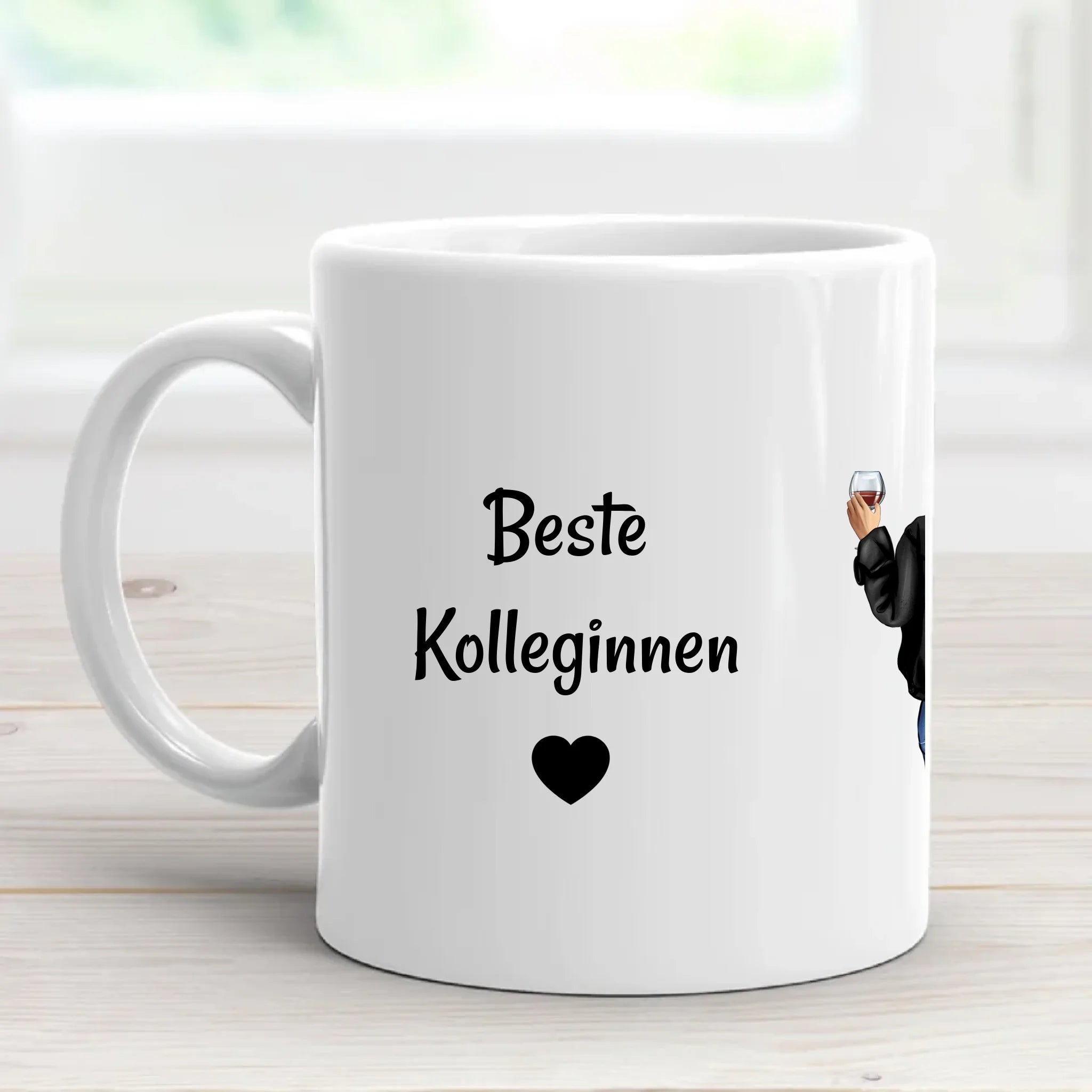 4 Kolleginnen Tasse Geschenk personalisiert - Cantty