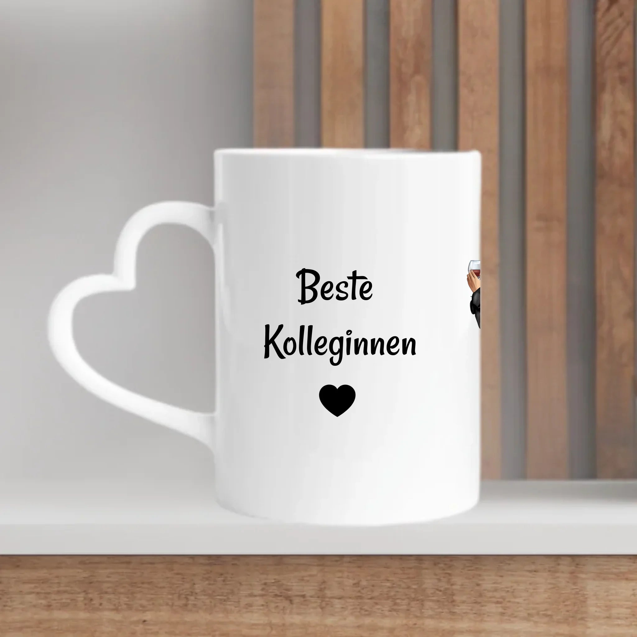4 Kolleginnen Tasse Geschenk personalisiert - Cantty