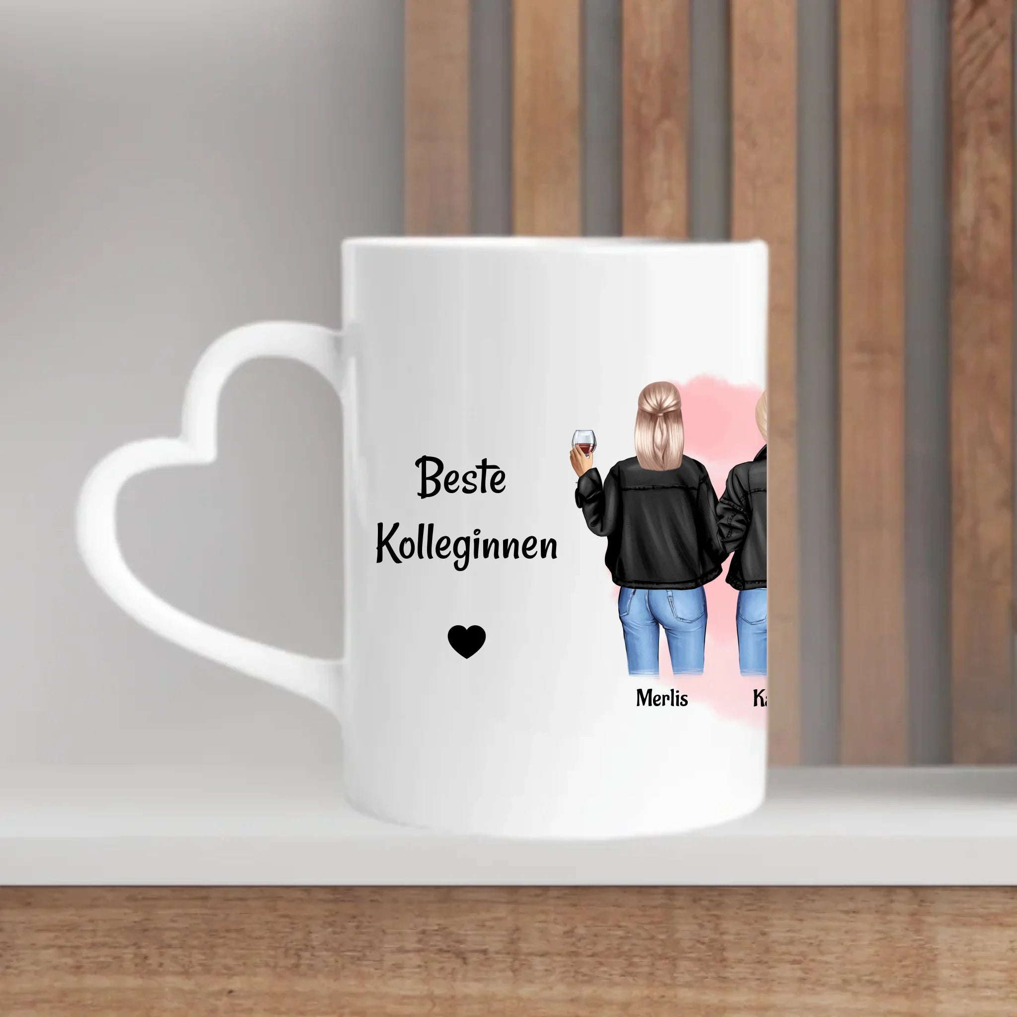 6 Kolleginnen Tasse Geschenk personalisiert - Cantty