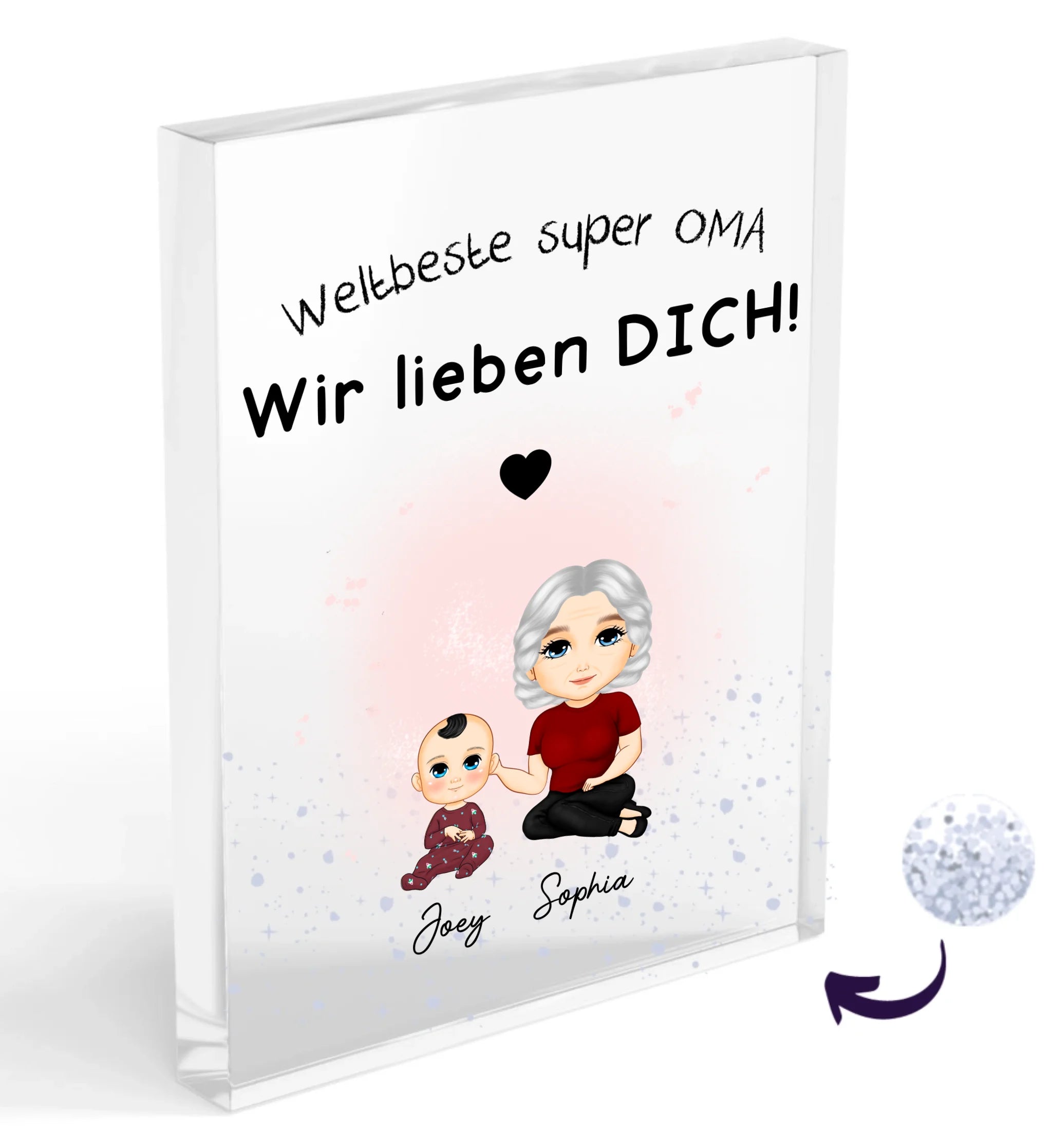 Personalisiertes Oma Geschenk Bild von Enkel - Cantty