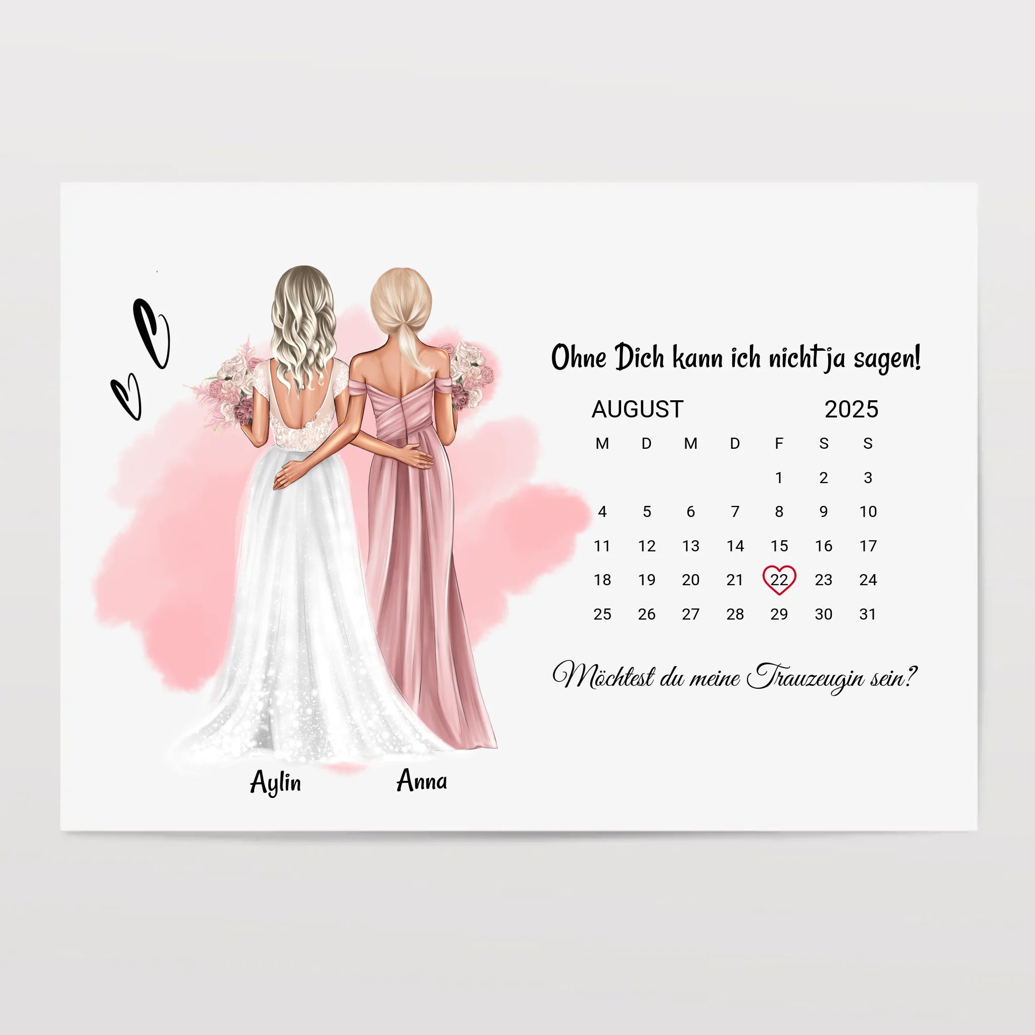 Geschenk Trauzeugin Fragen Bild - Cantty