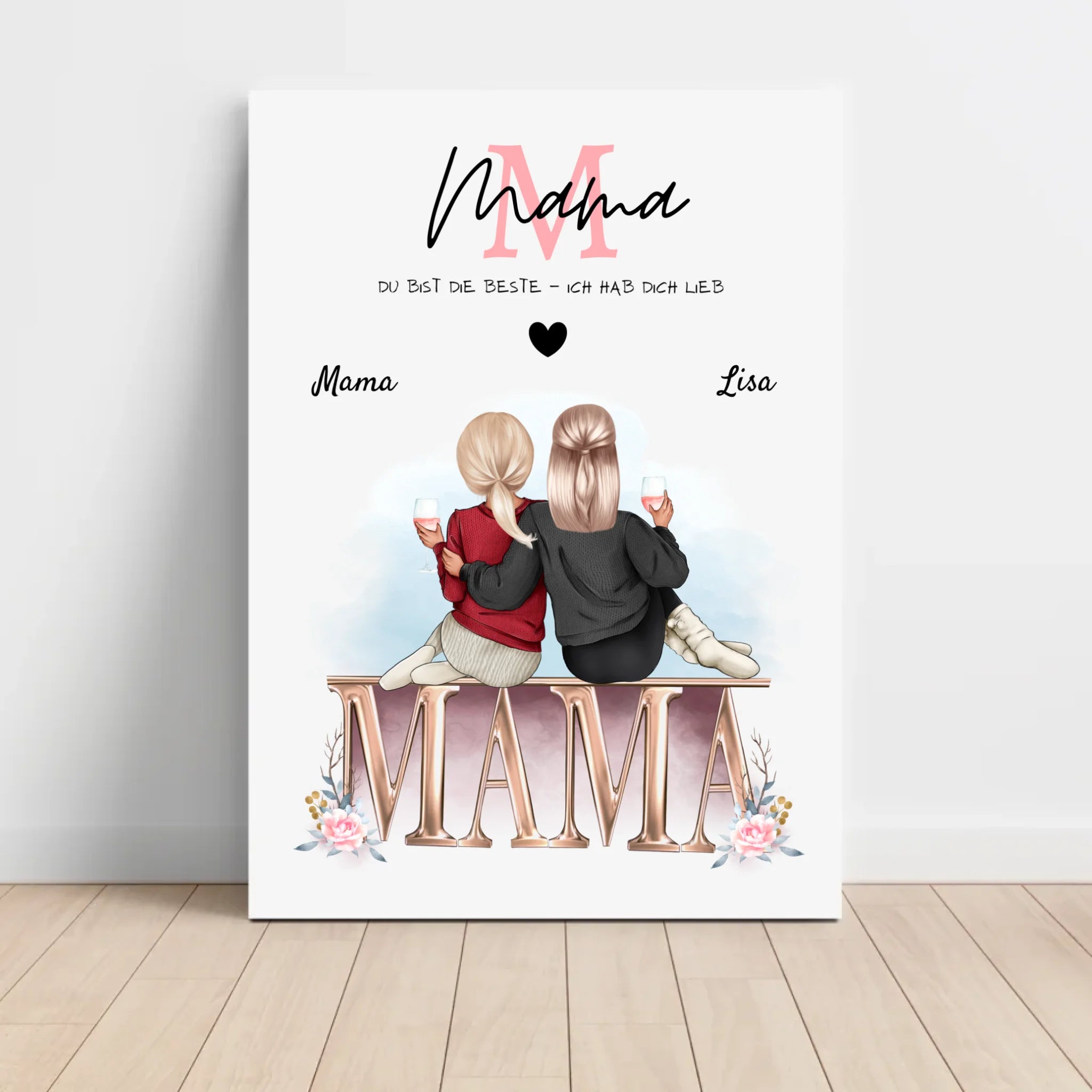 Mutter Tochter Bild Geschenk - Cantty