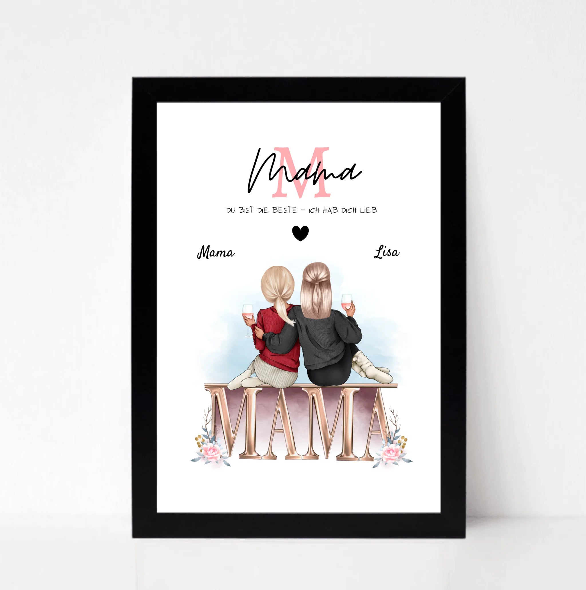 Mutter Tochter Bild Geschenk - Cantty