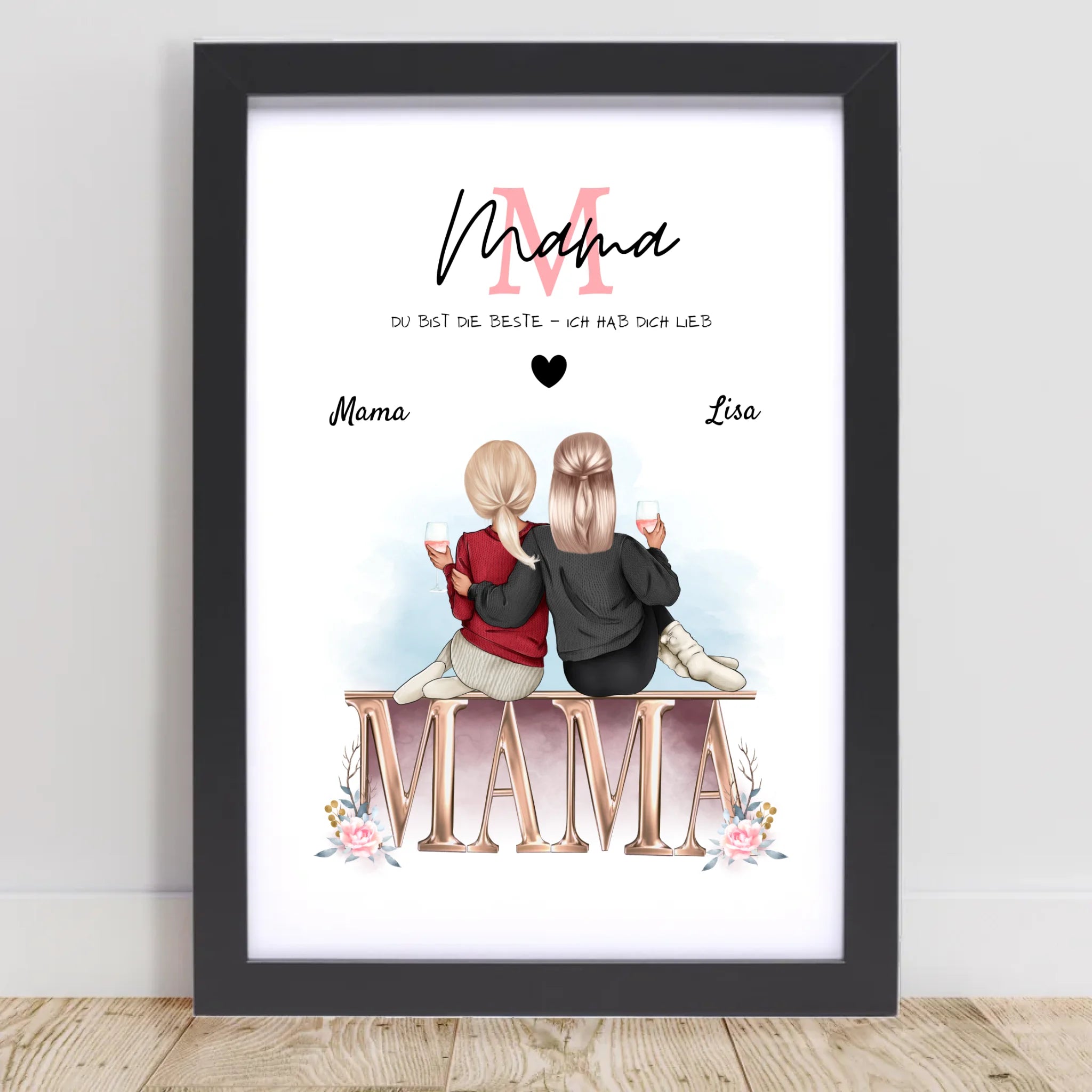 Mutter Tochter Bild Geschenk - Cantty