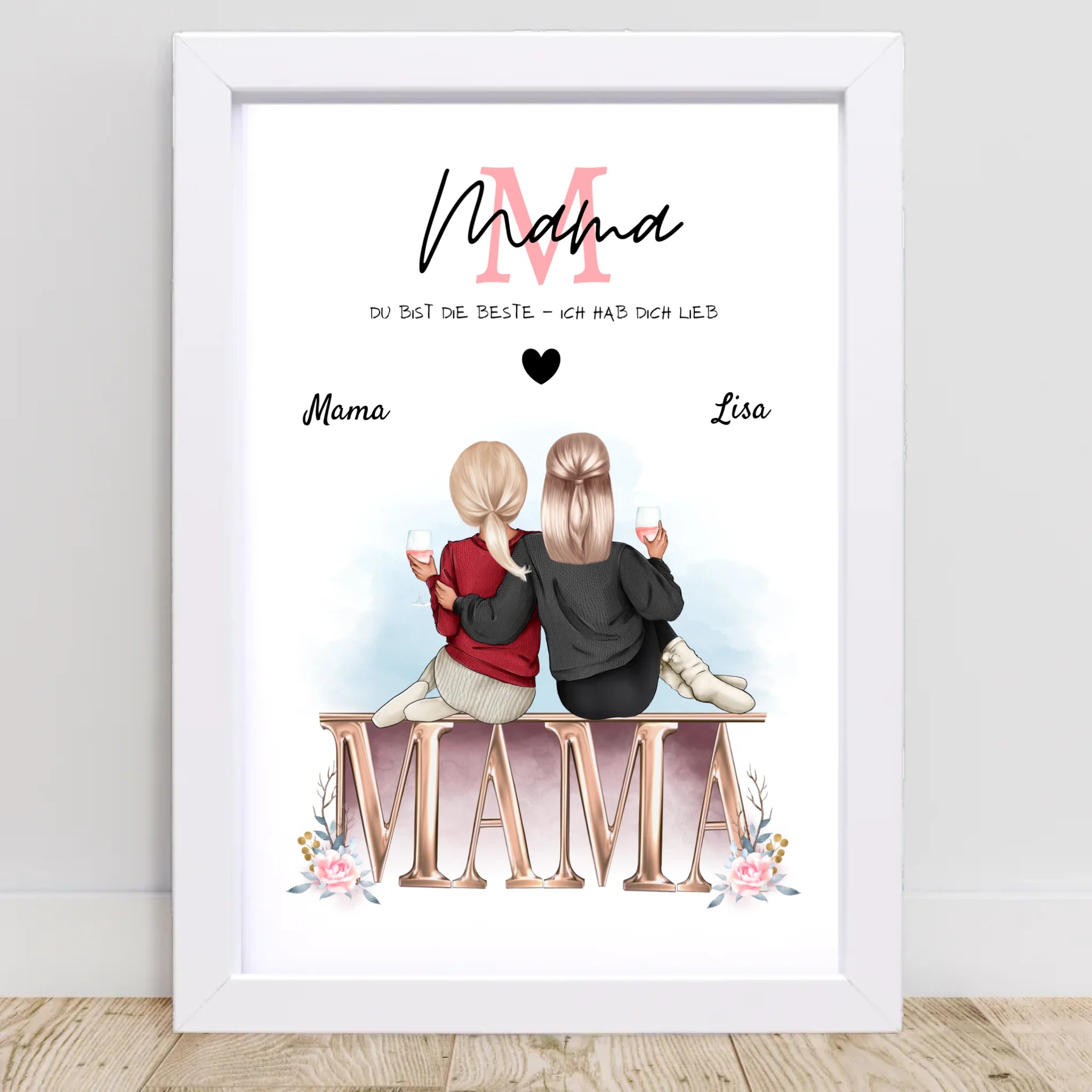 Mutter Tochter Bild Geschenk - Cantty