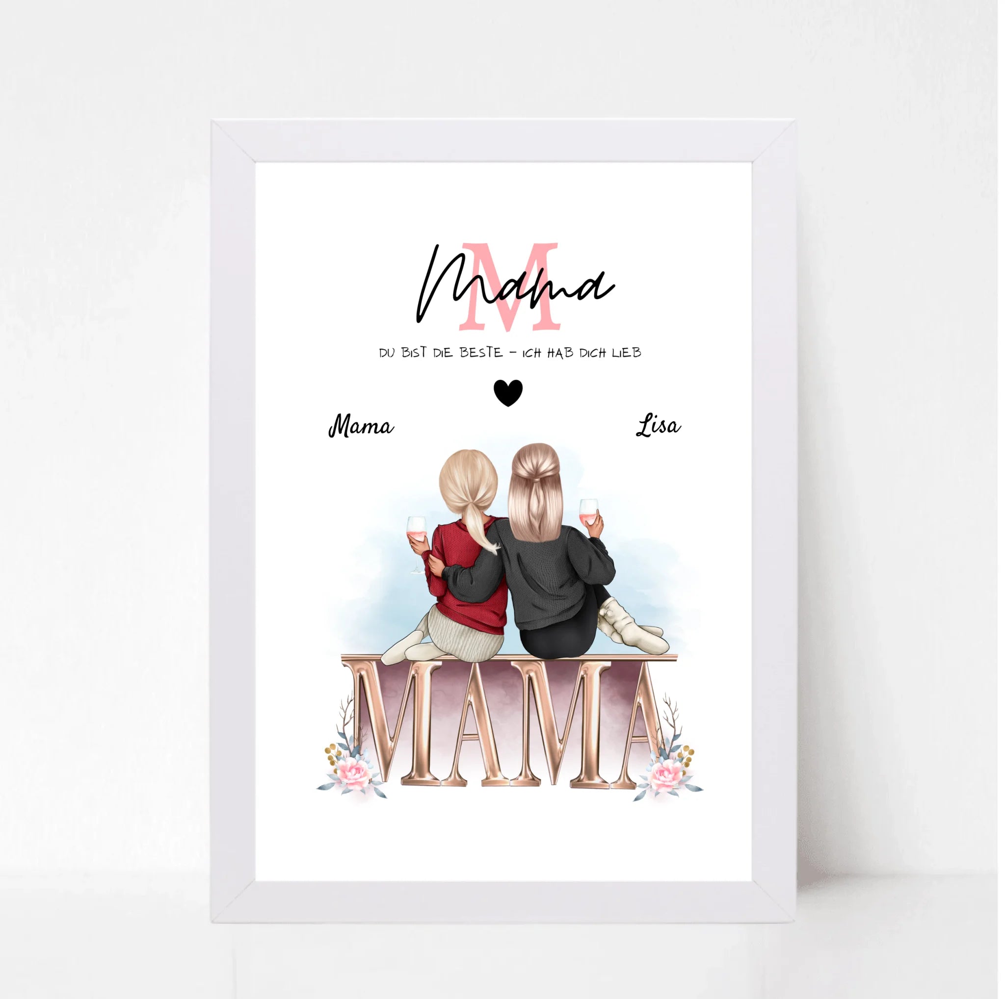 Mutter Tochter Bild Geschenk - Cantty