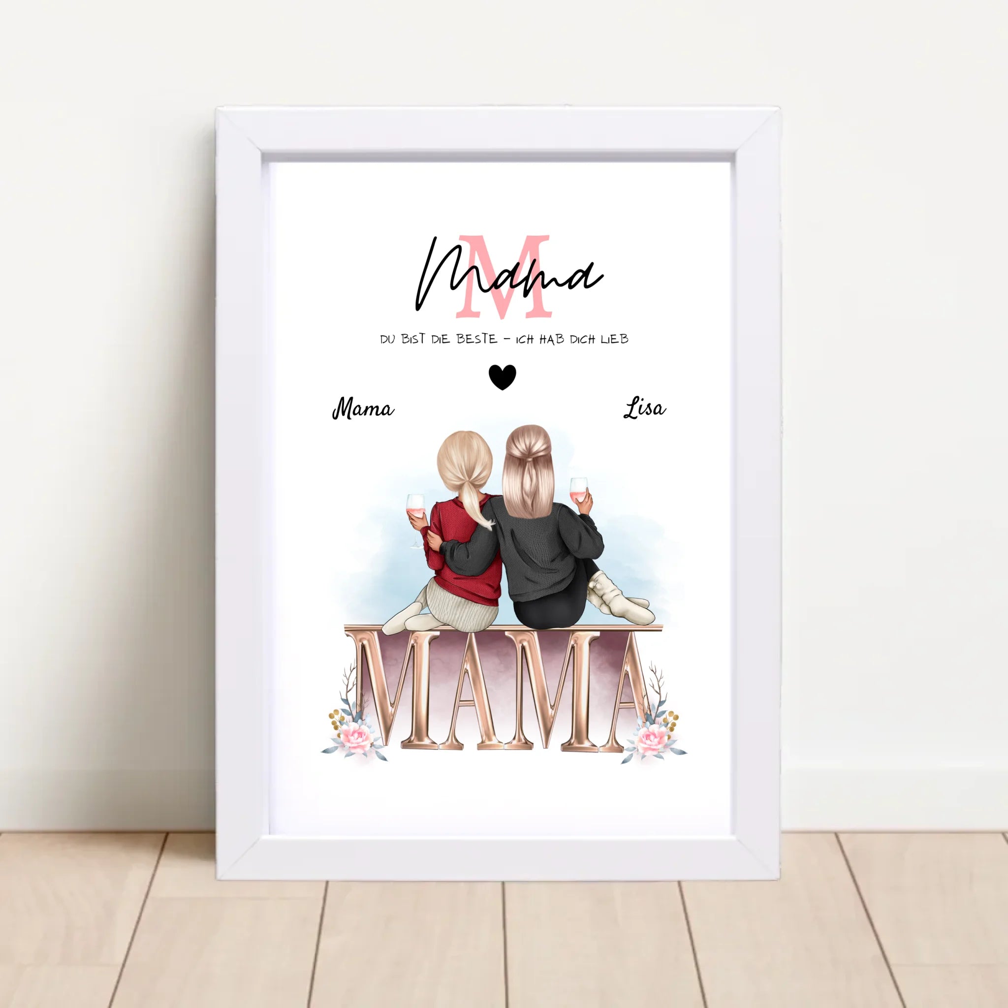 Mutter Tochter Bild Geschenk - Cantty