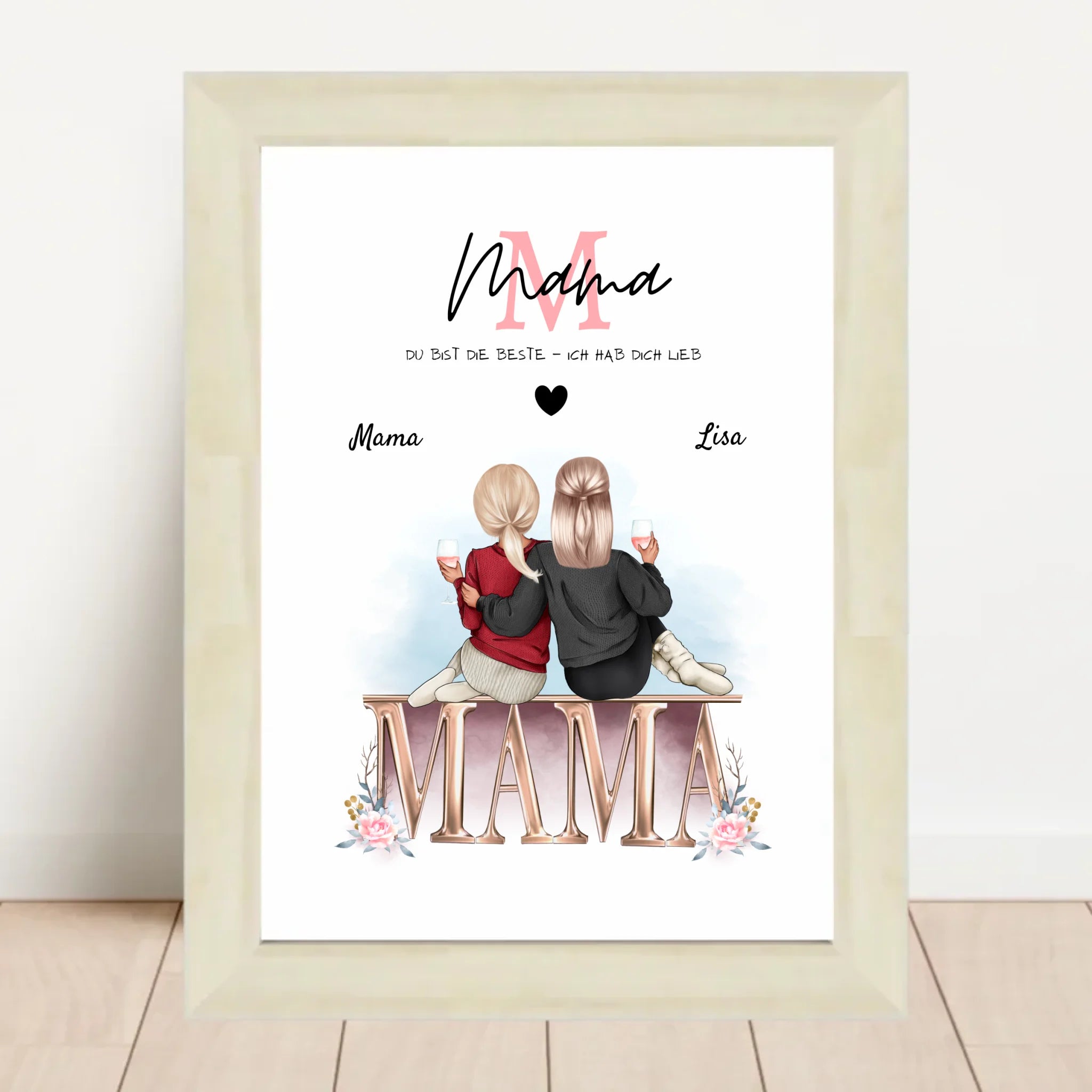 Mutter Tochter Bild Geschenk - Cantty