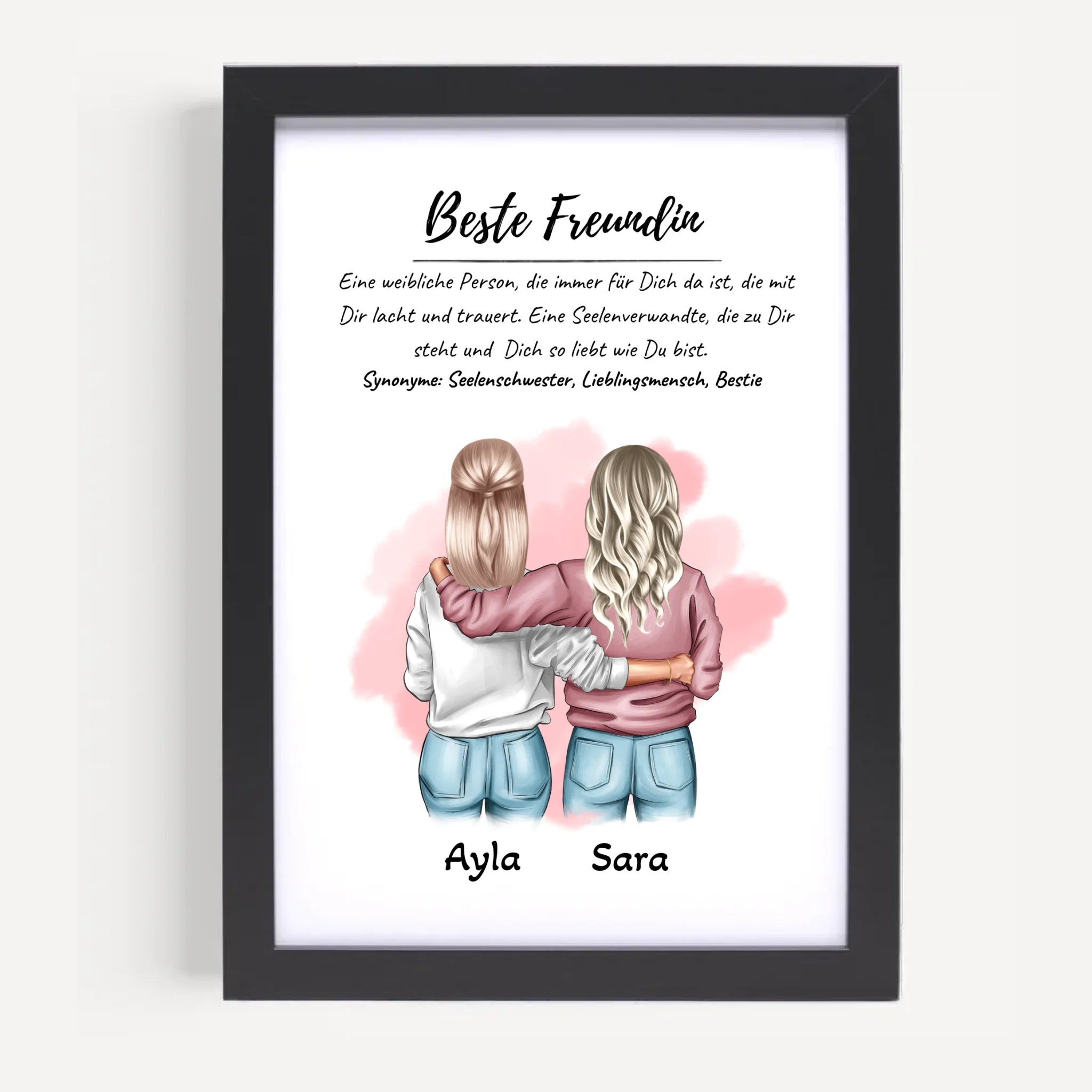 Beste Freundin Defintion Bild Geschenk personalisiert - Cantty