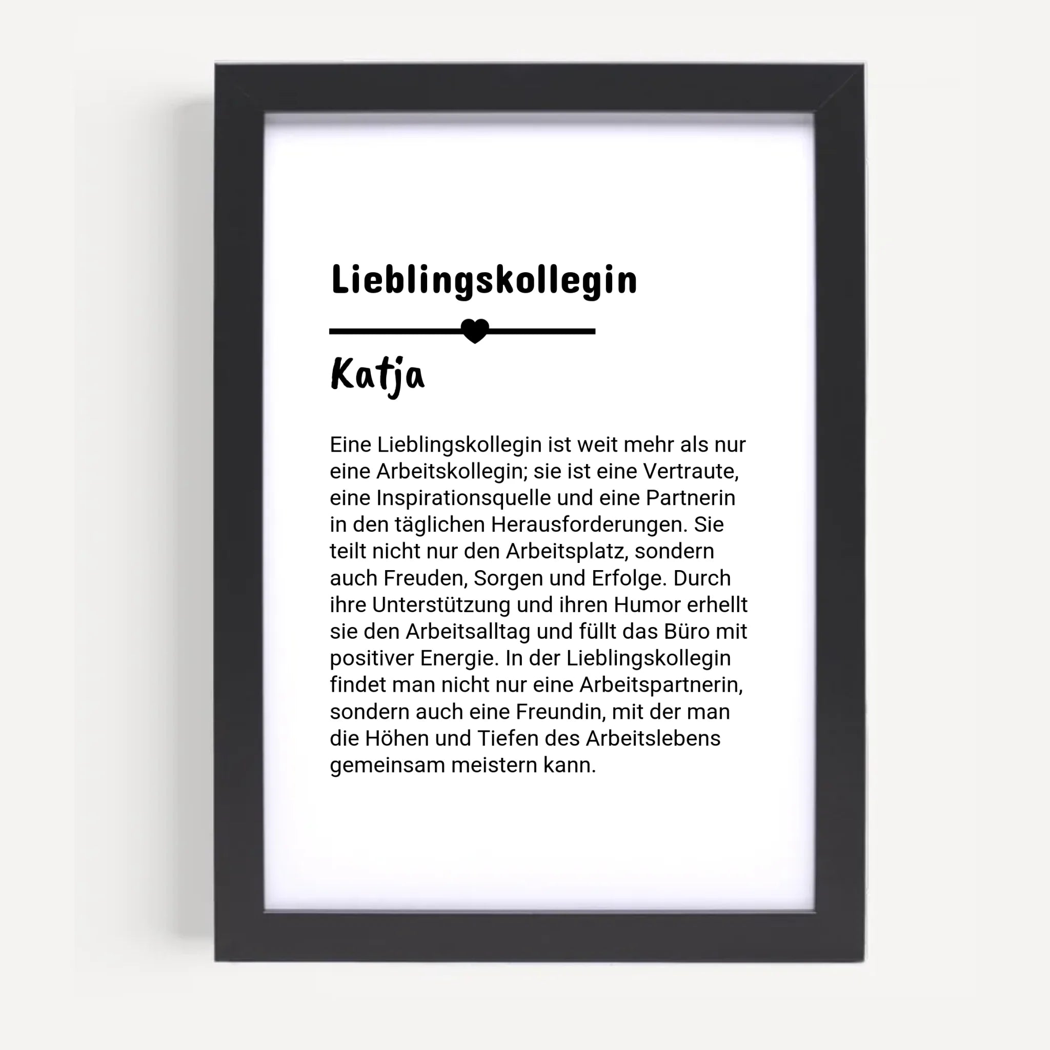 Lieblingskollegin Definition Poster personalisiert - Cantty